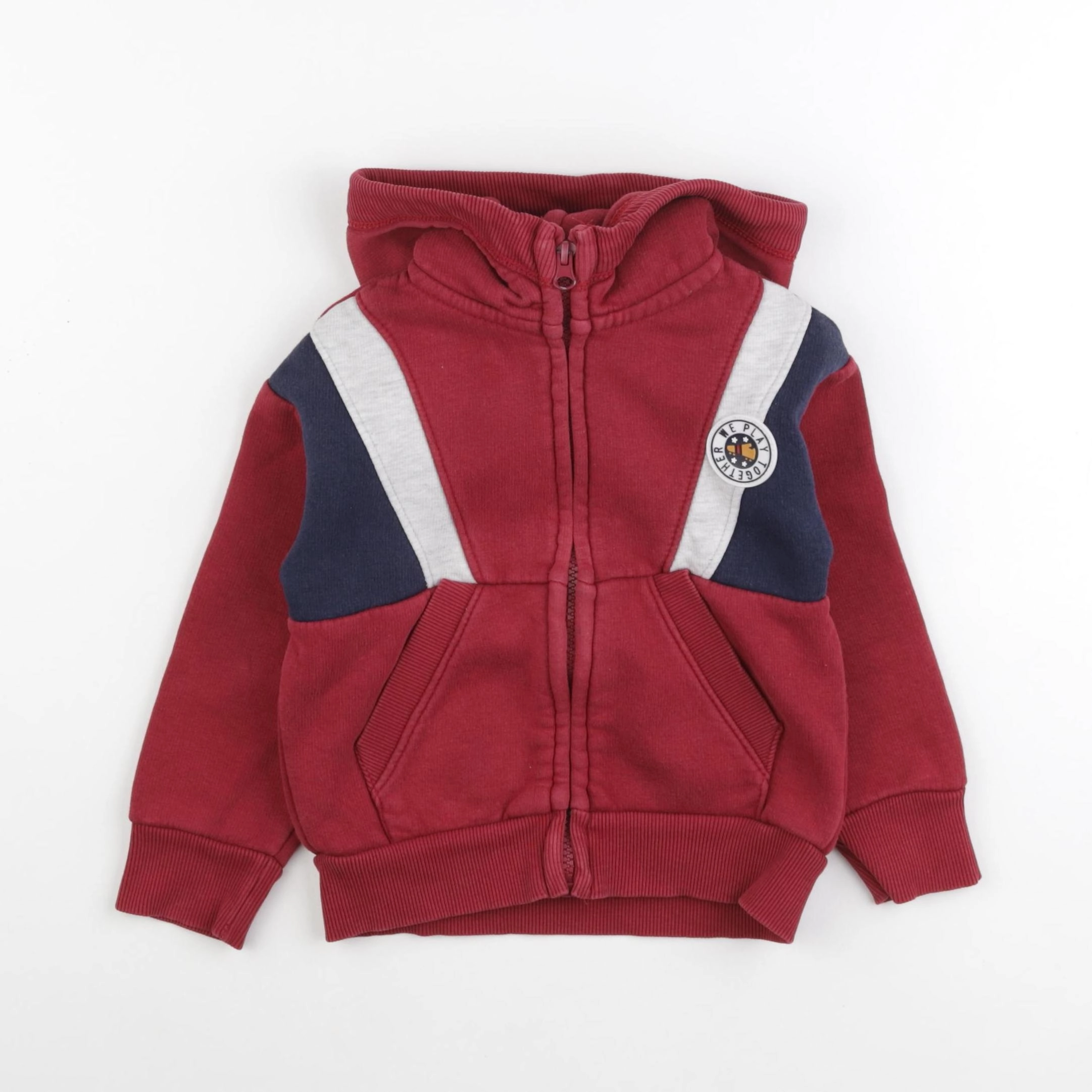 Tape à l'oeil - sweat rouge - 3 ans