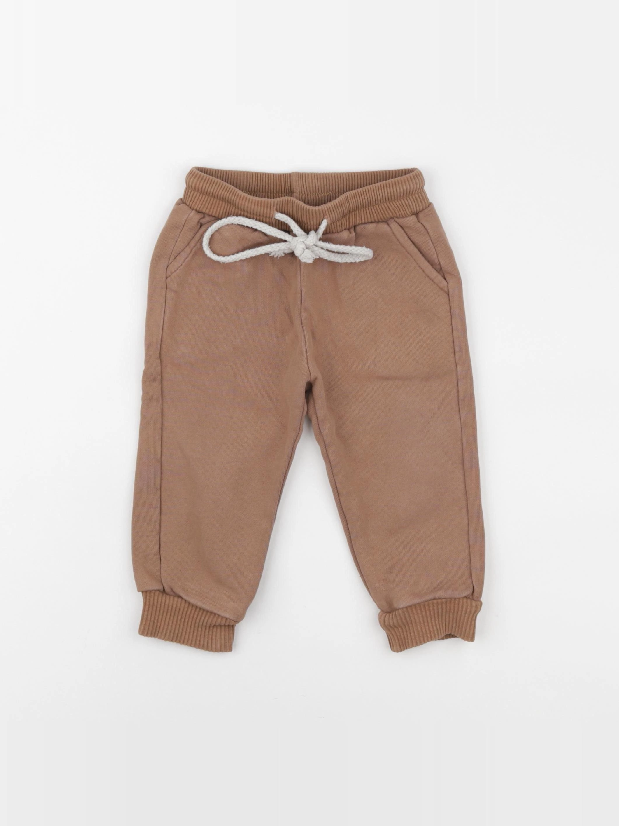 Gamin gamine - jogging marron - 12/18 mois