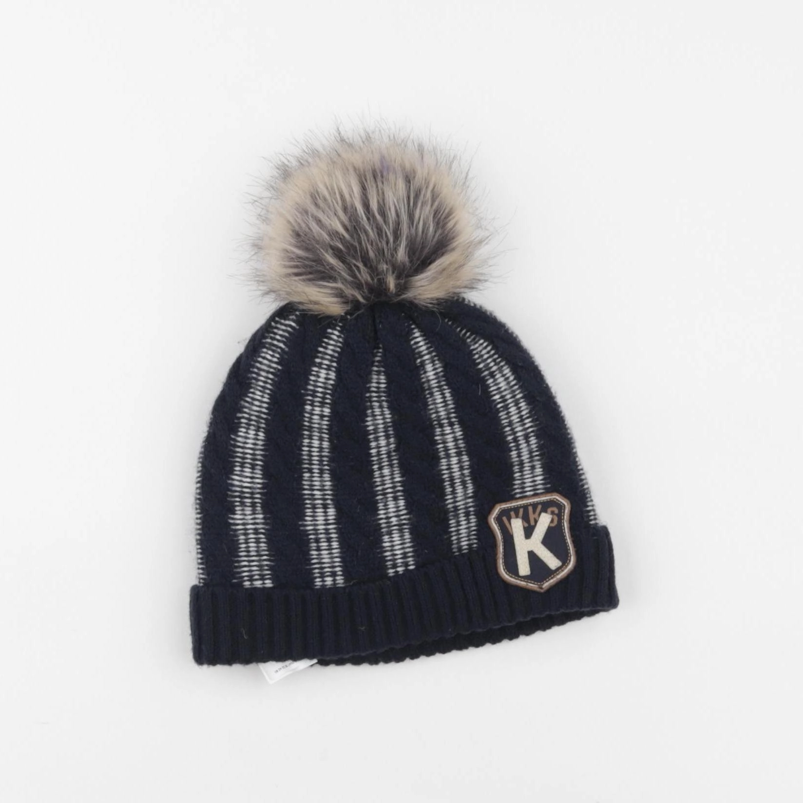 IKKS - bonnet bleu - 3/4 ans