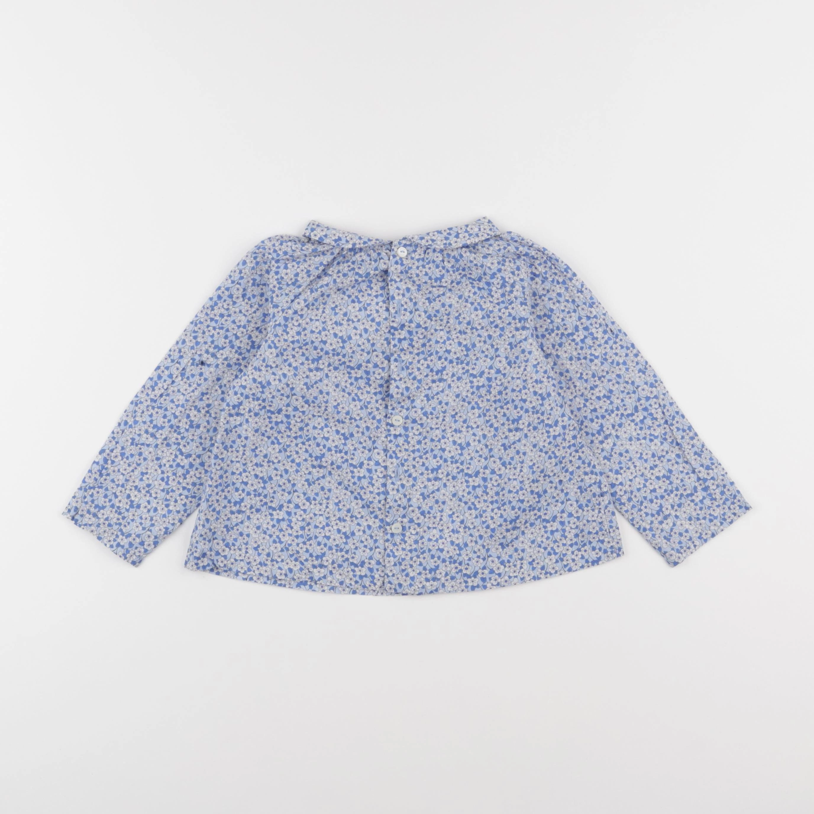 Jacadi - blouse liberty bleu - 24 mois