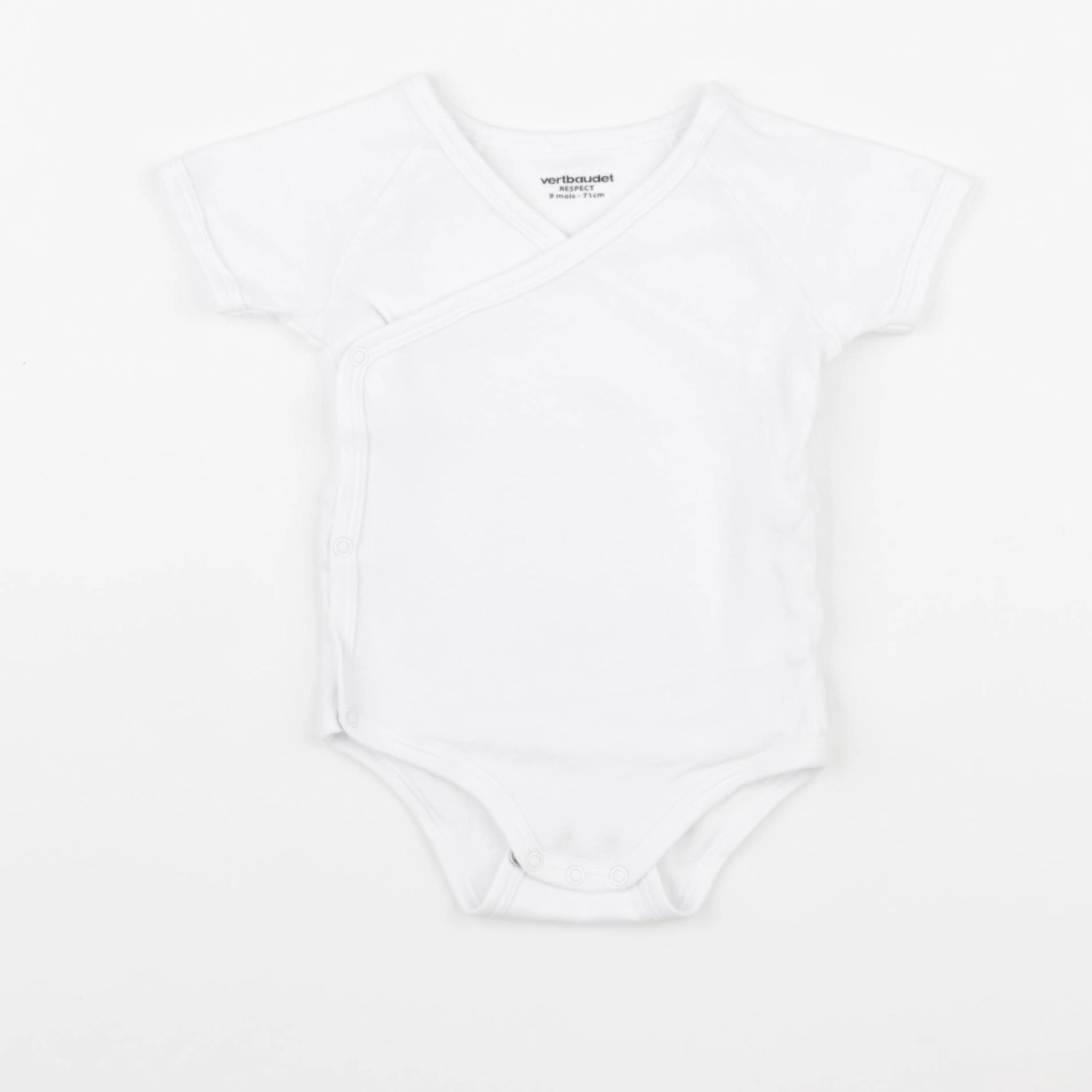 Vertbaudet - body blanc - 9 mois