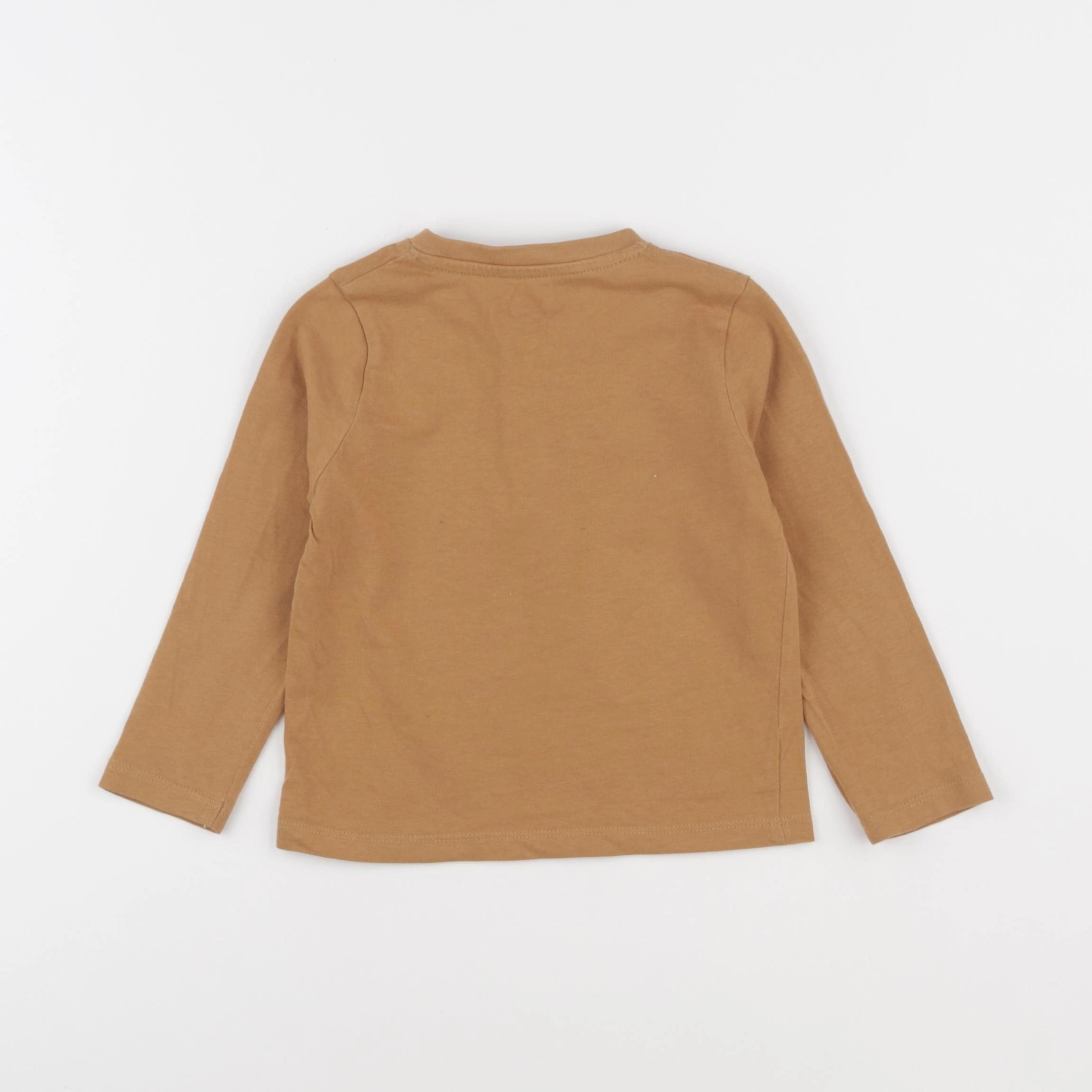 Vertbaudet - tee-shirt marron - 24 mois