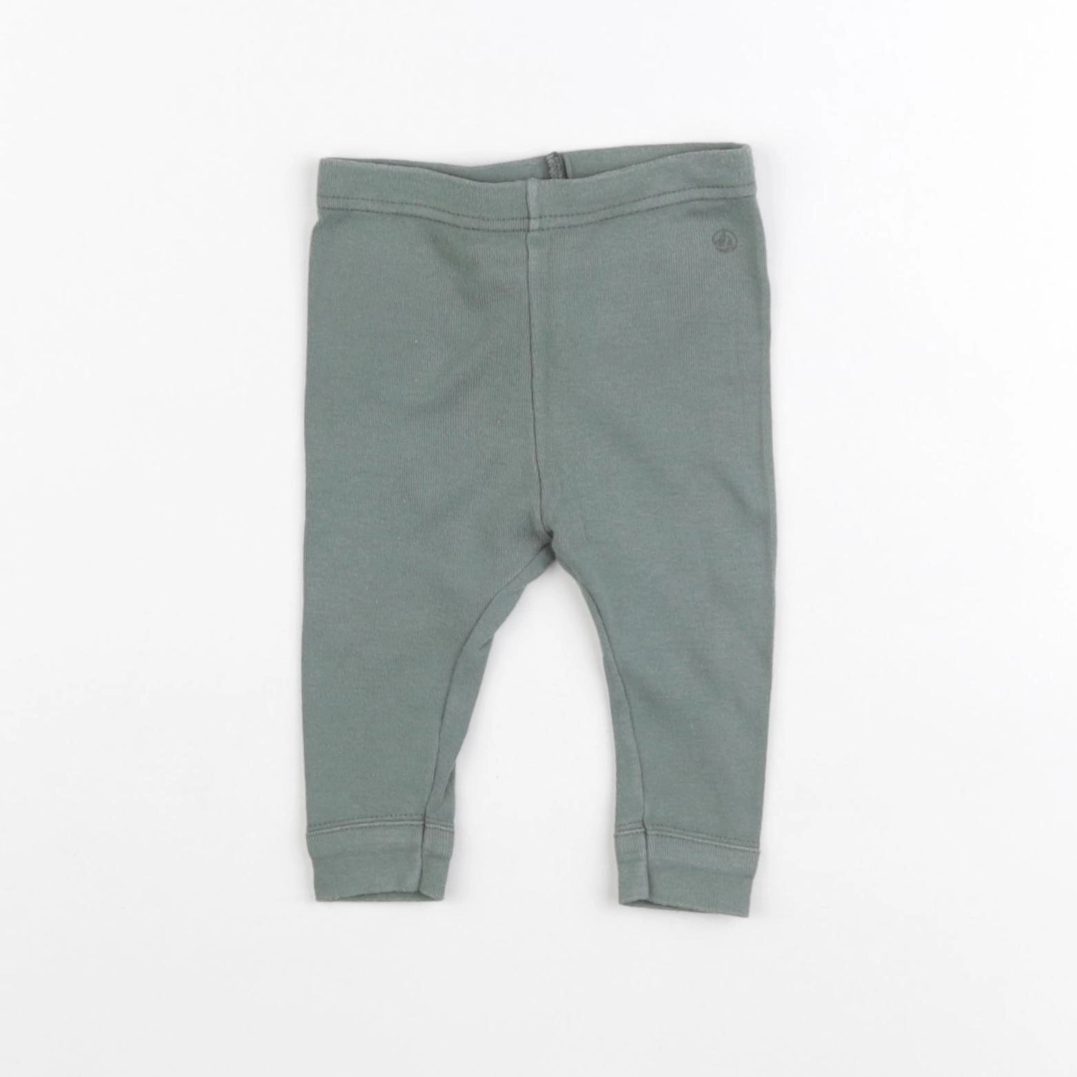 Petit Bateau - legging vert - 3 mois