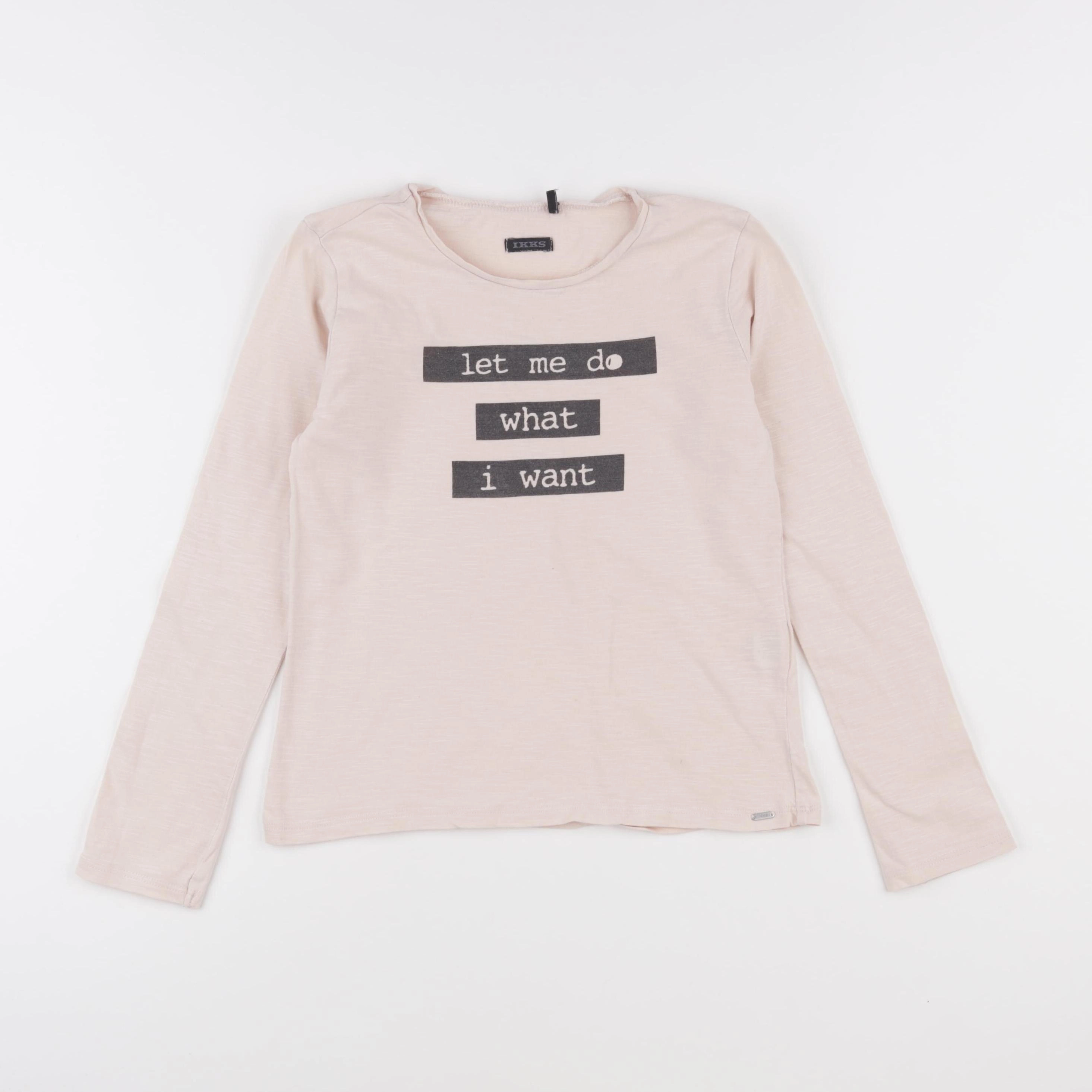 IKKS - tee-shirt rose - 10 ans