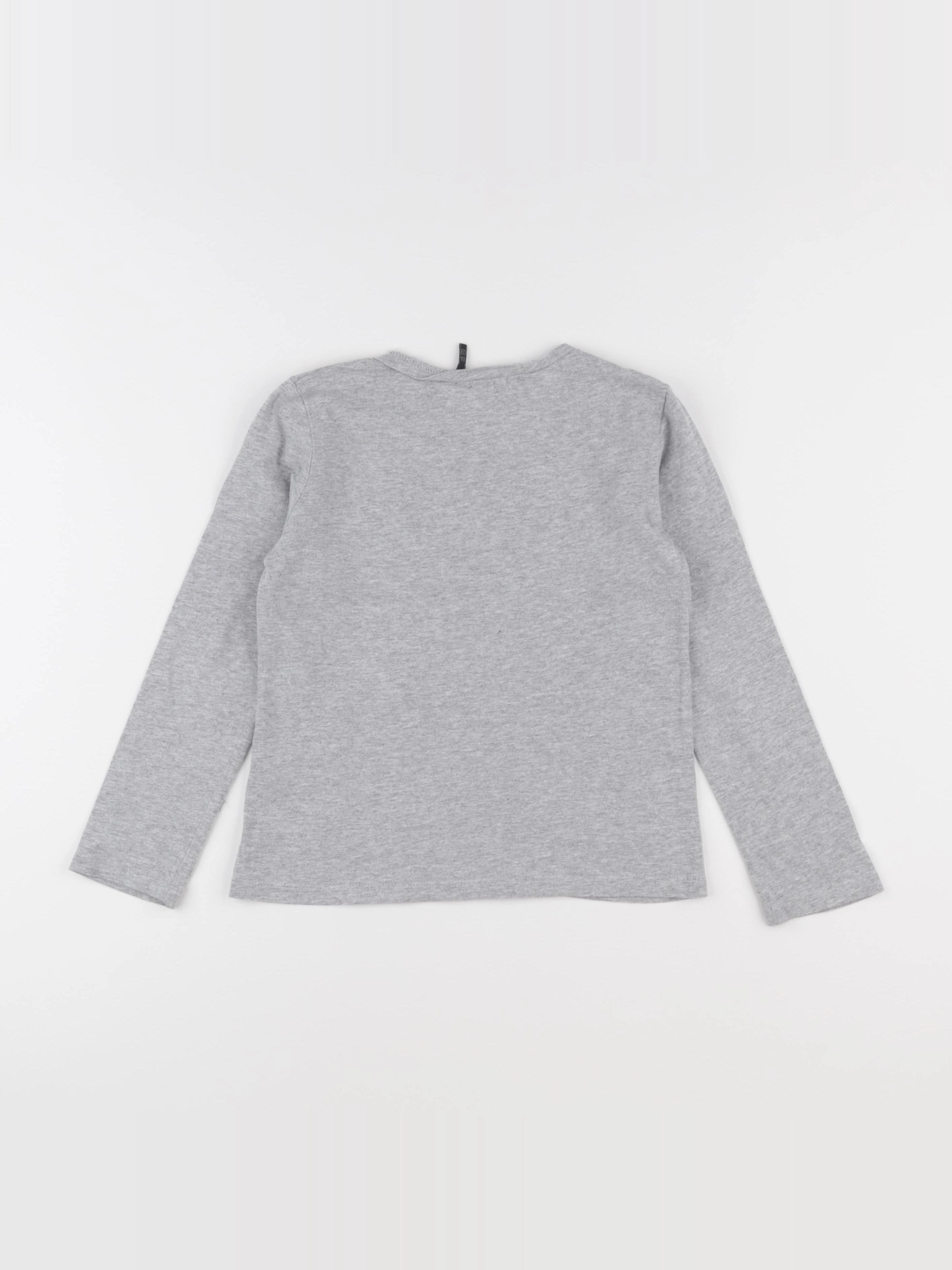 IKKS - tee-shirt gris - 8 ans