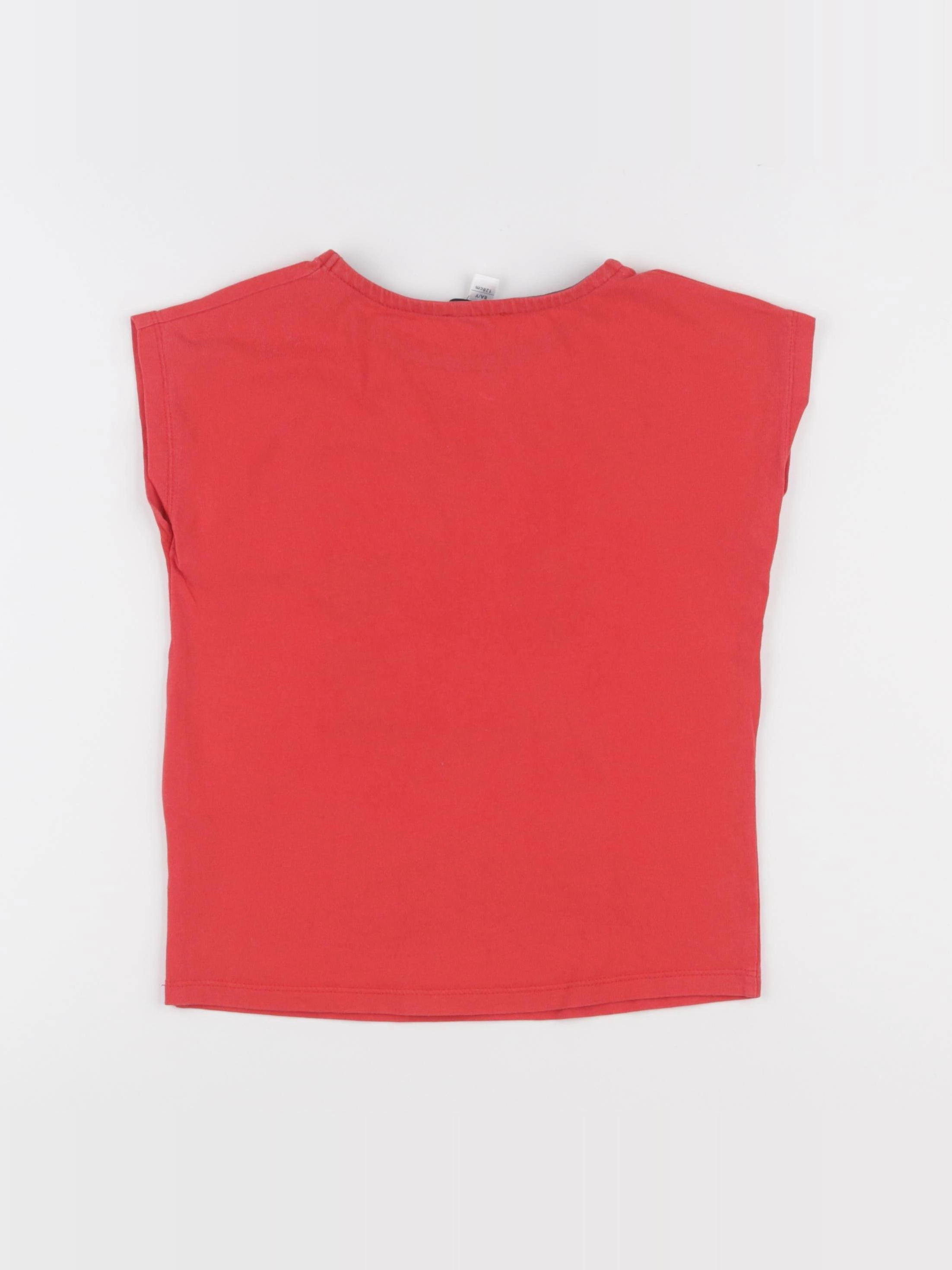 Okaidi - tee-shirt rouge - 8 ans