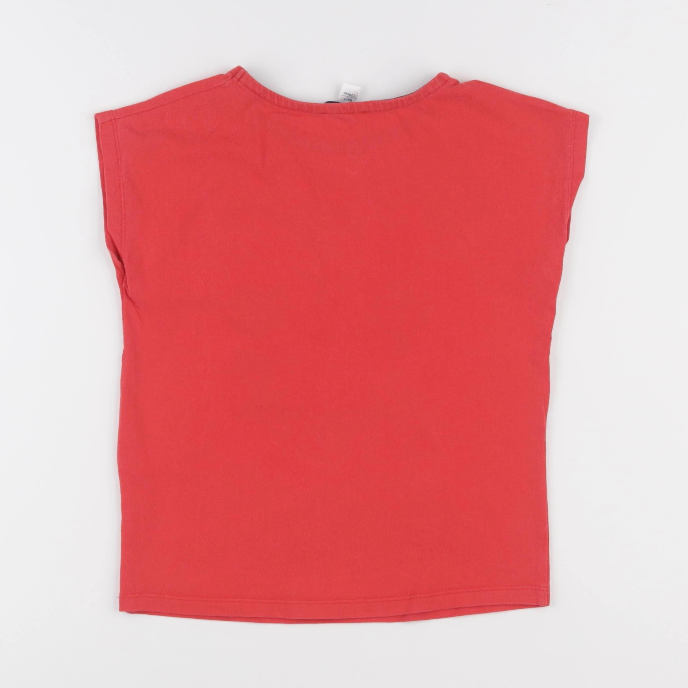 Okaidi - tee-shirt rouge - 8 ans