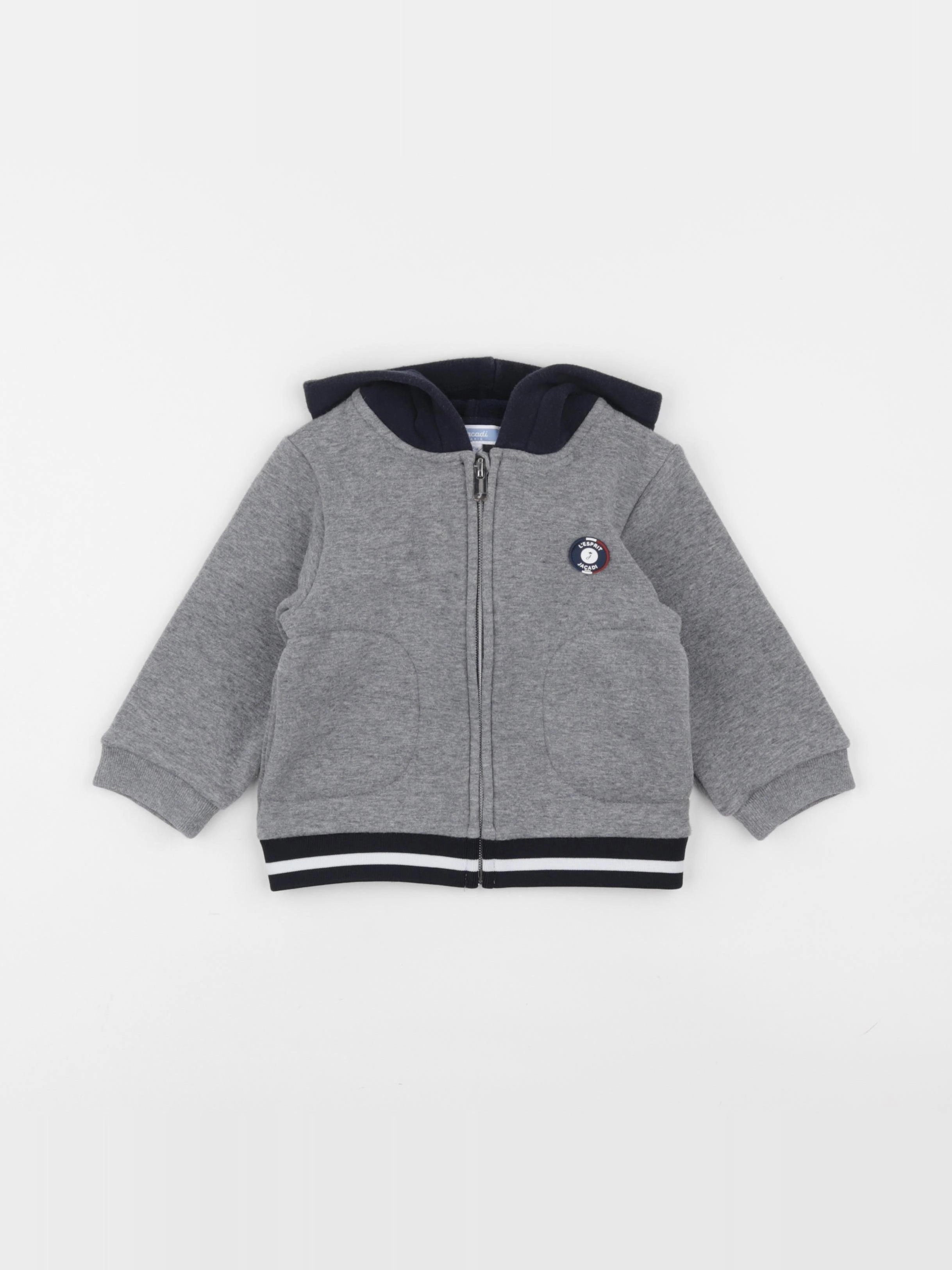 Jacadi - sweat gris - 18 mois
