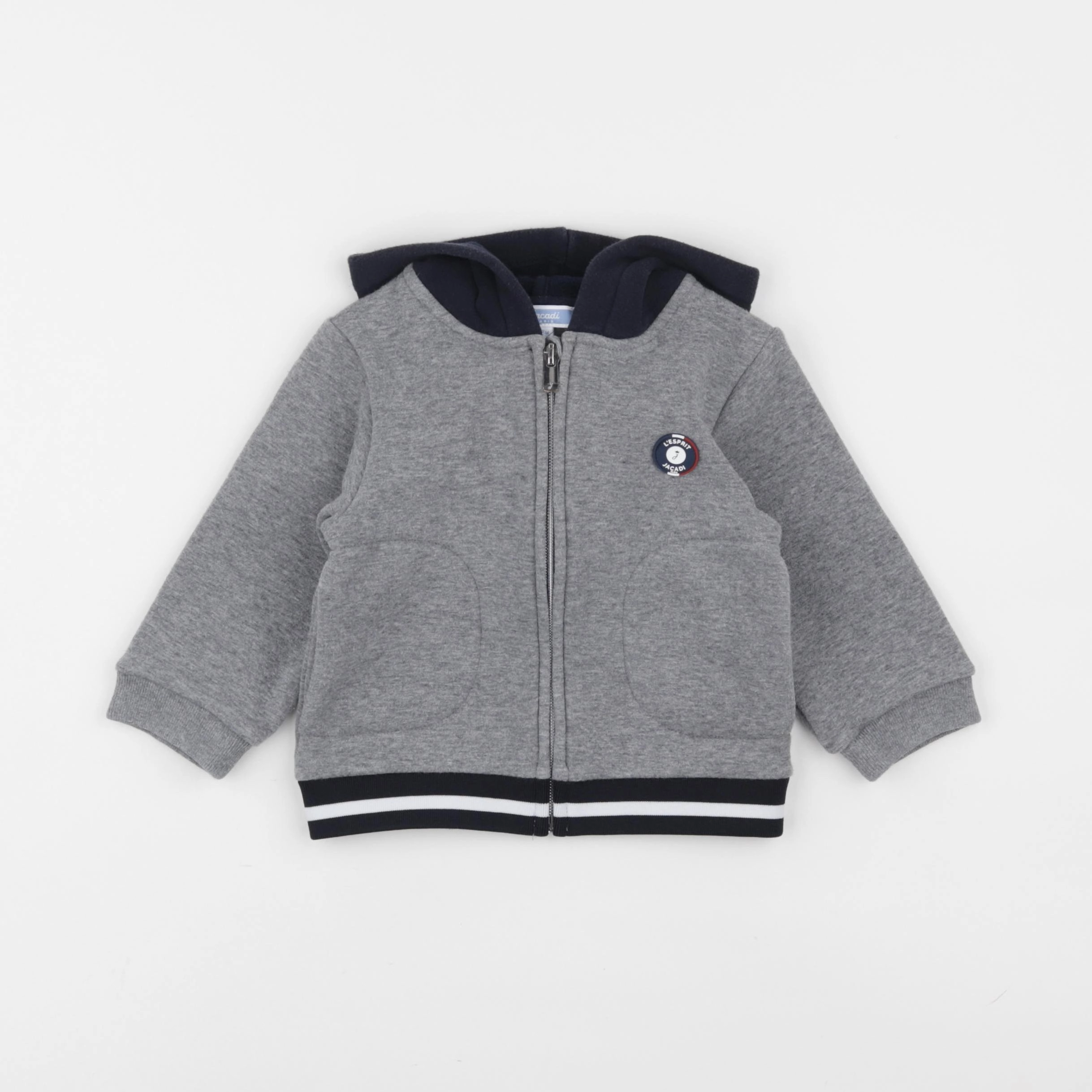 Jacadi - sweat gris - 18 mois