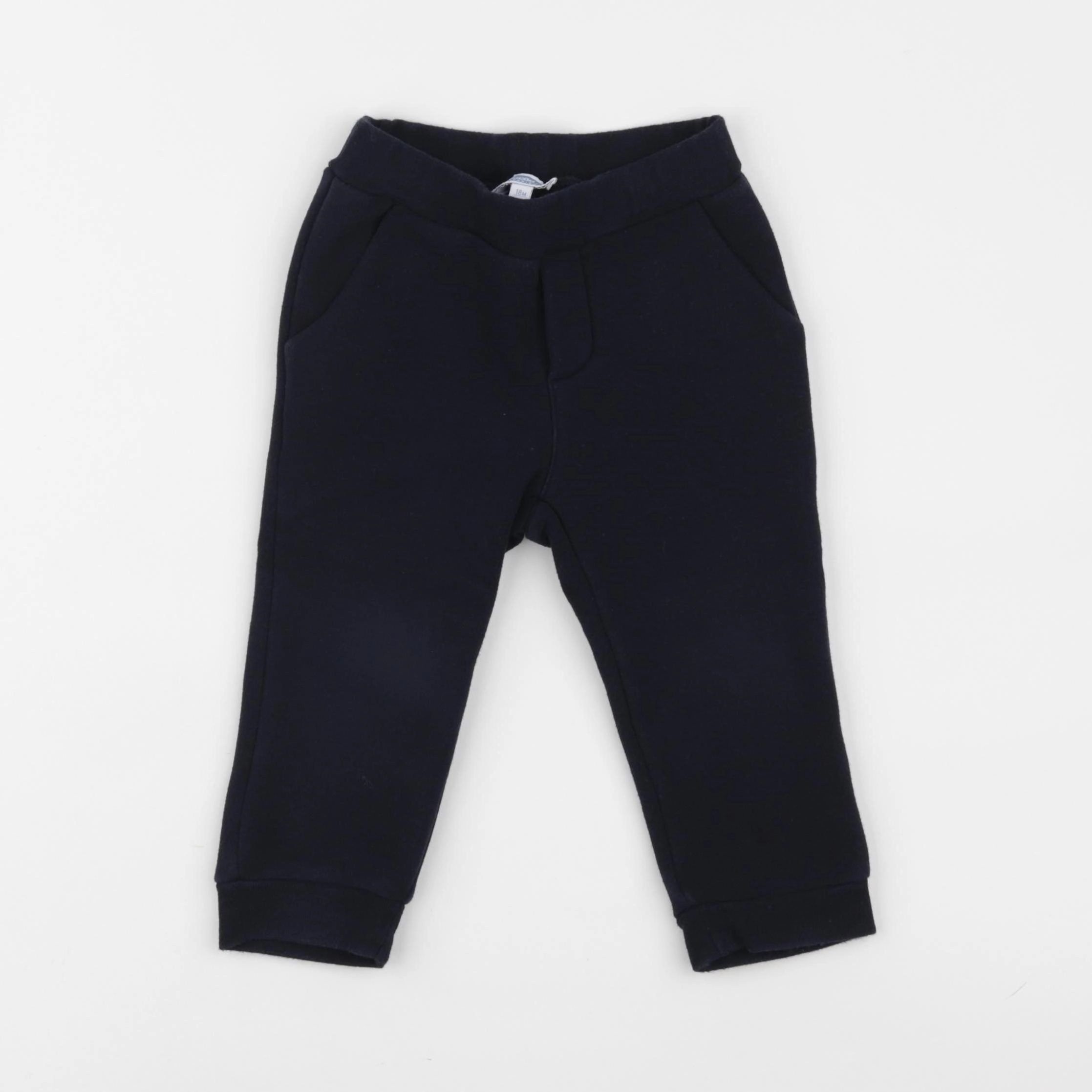 Jacadi - pantalon doublé bleu - 18 mois