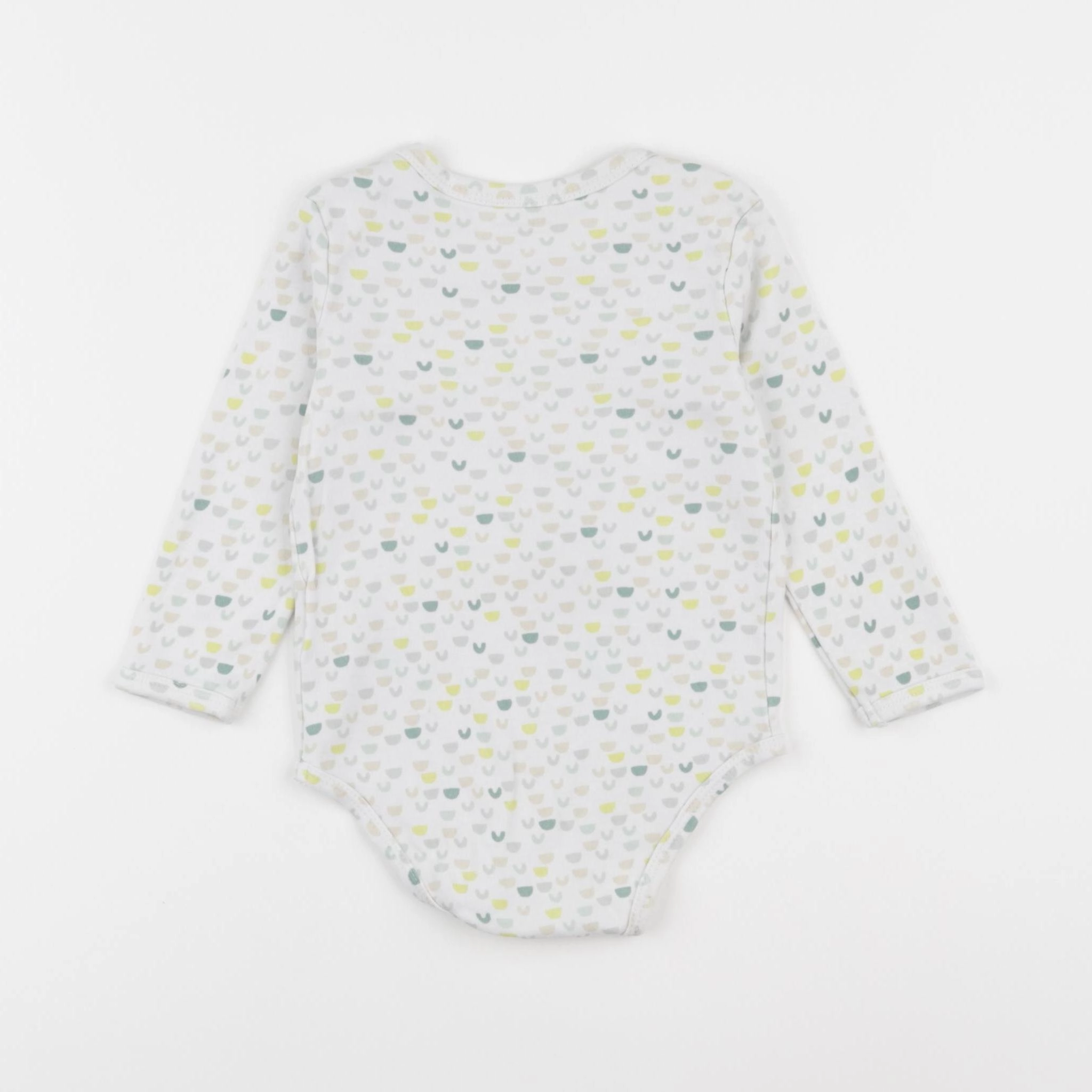 Vertbaudet - body blanc, vert - 12 mois