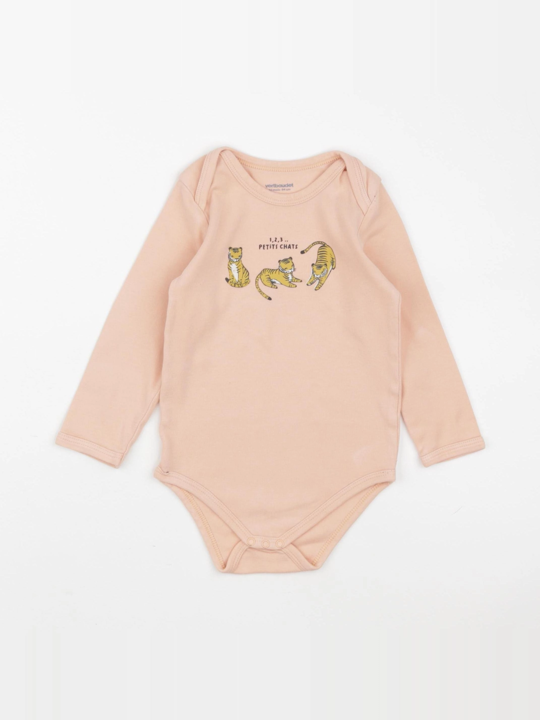Vertbaudet - body rose - 36 mois