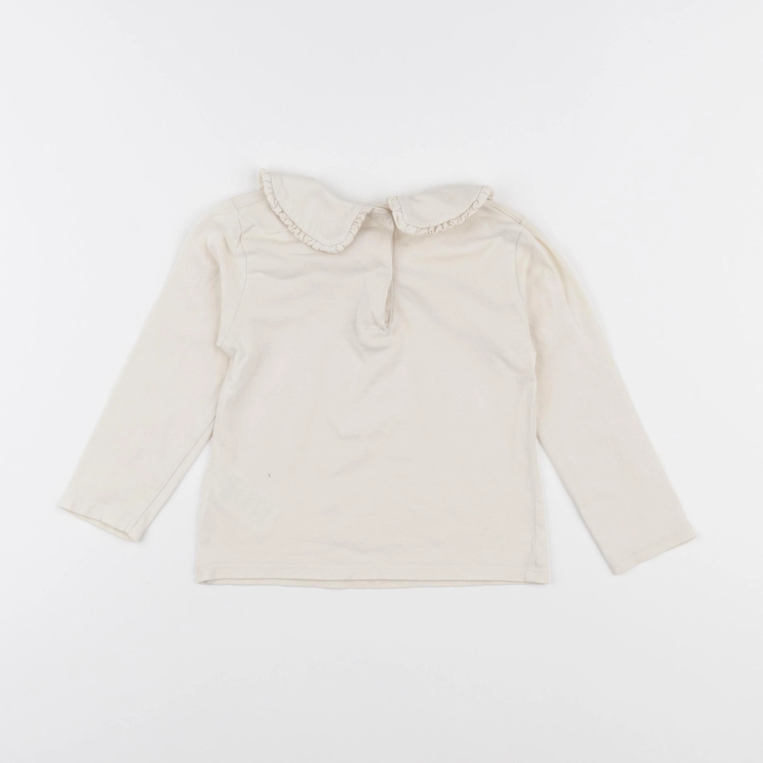 Vertbaudet - tee-shirt beige - 2 ans