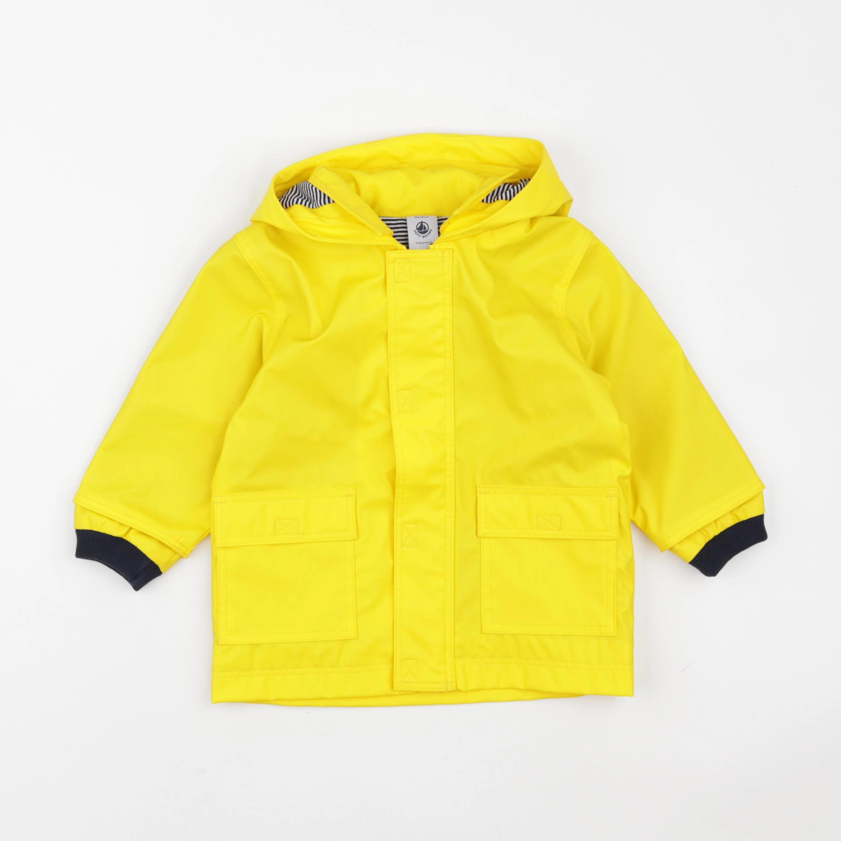 Petit Bateau - imperméable jaune - 18 mois