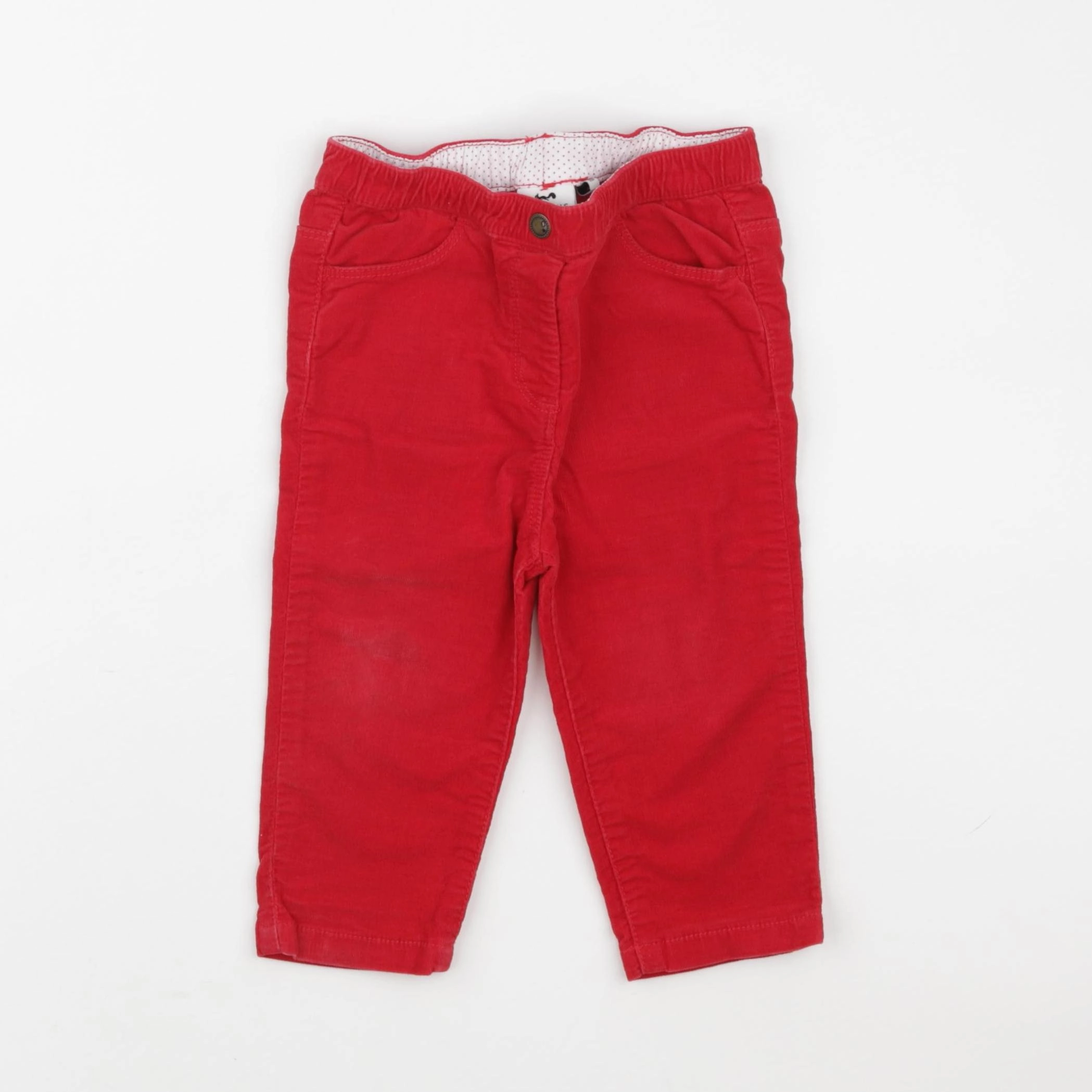 Cyrillus - pantalon rouge - 18 mois