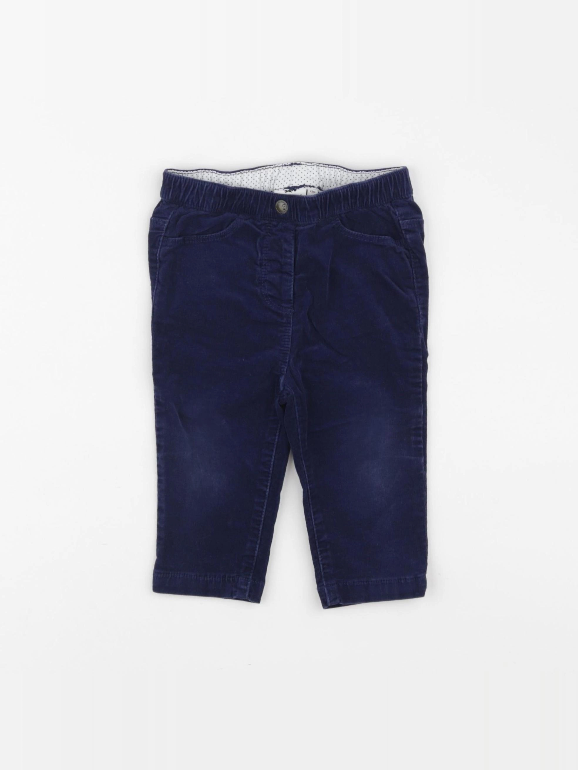 Cyrillus - pantalon bleu - 12 mois