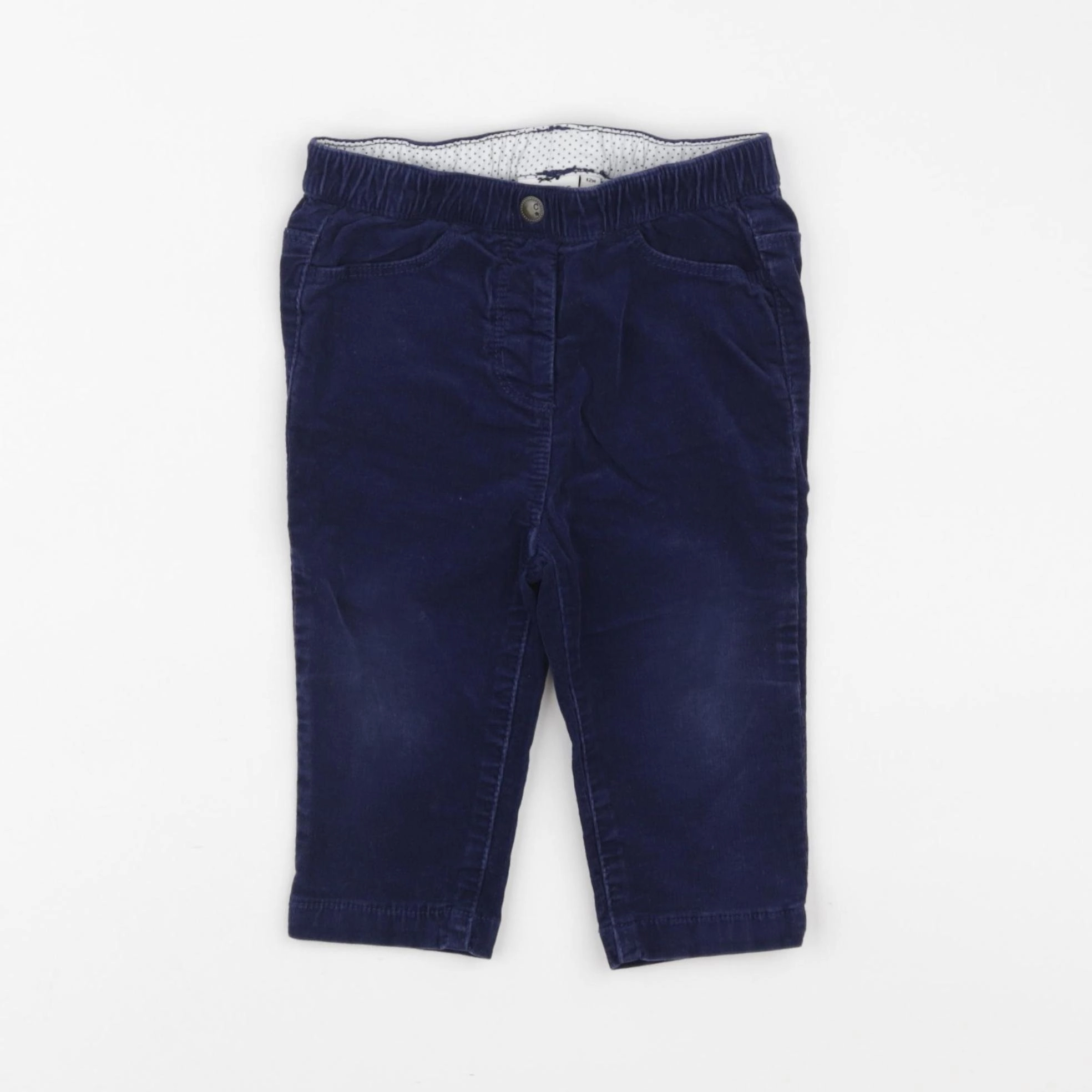 Cyrillus - pantalon bleu - 12 mois