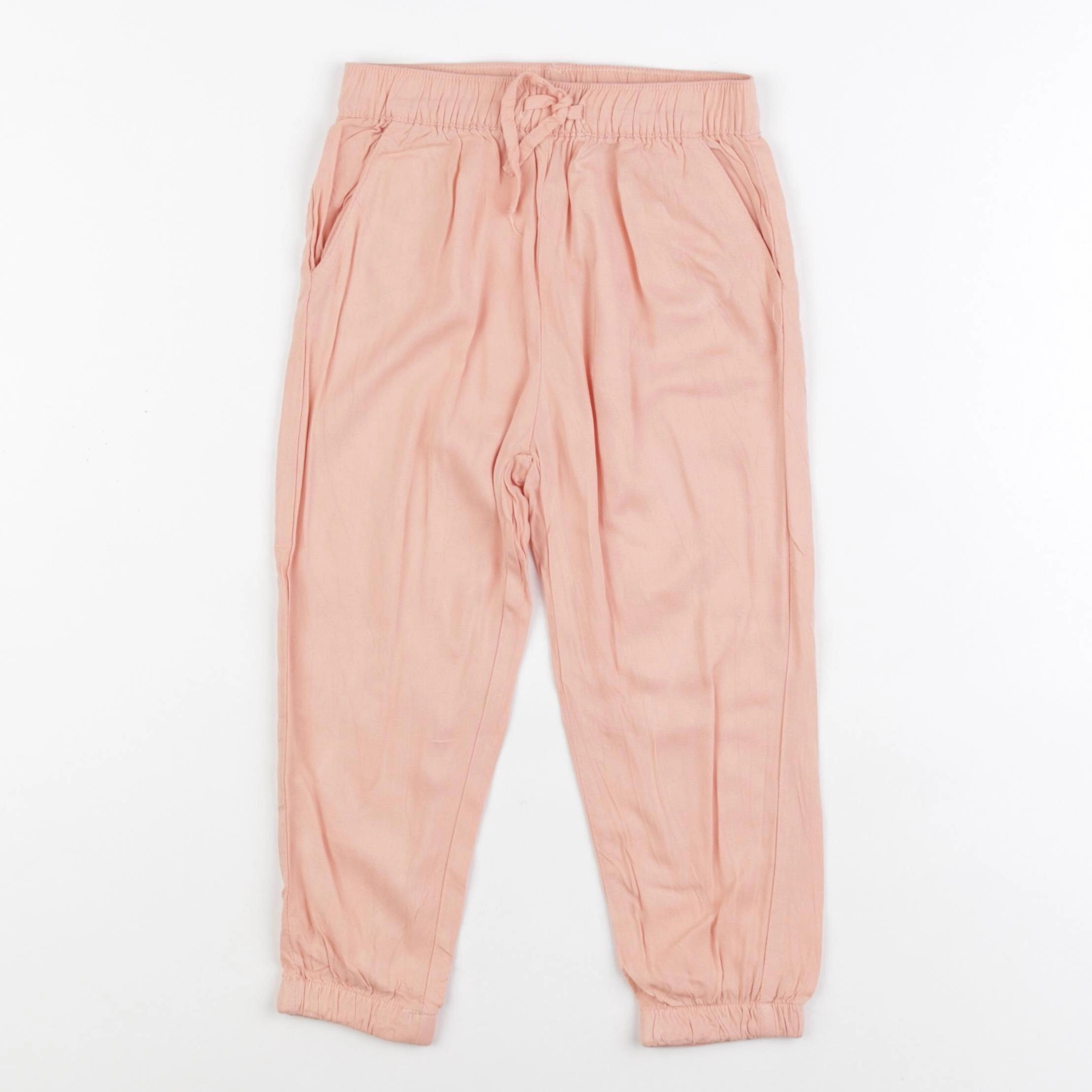 H&M - pantalon rose - 2/3 ans