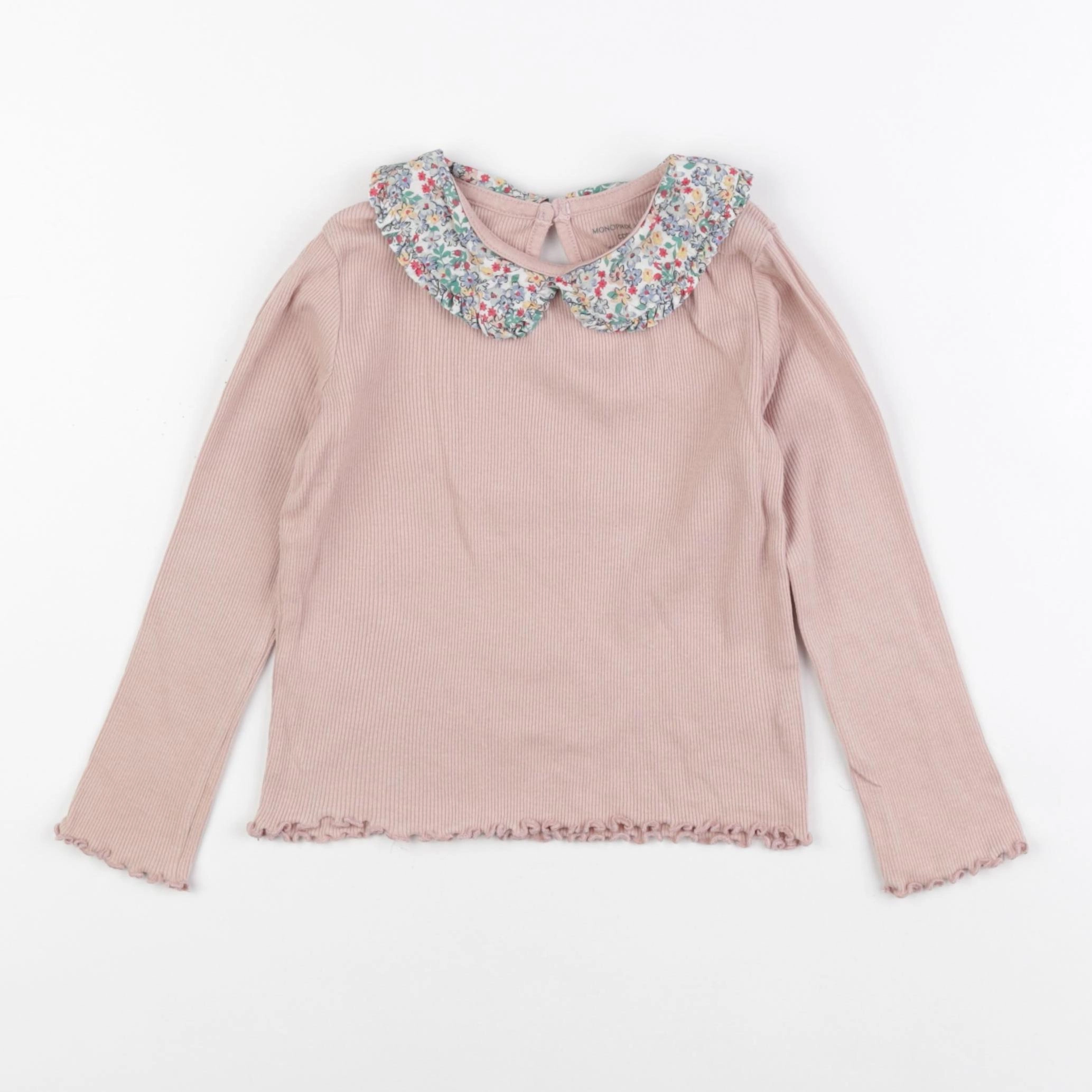 Monoprix - tee-shirt rose - 4 ans
