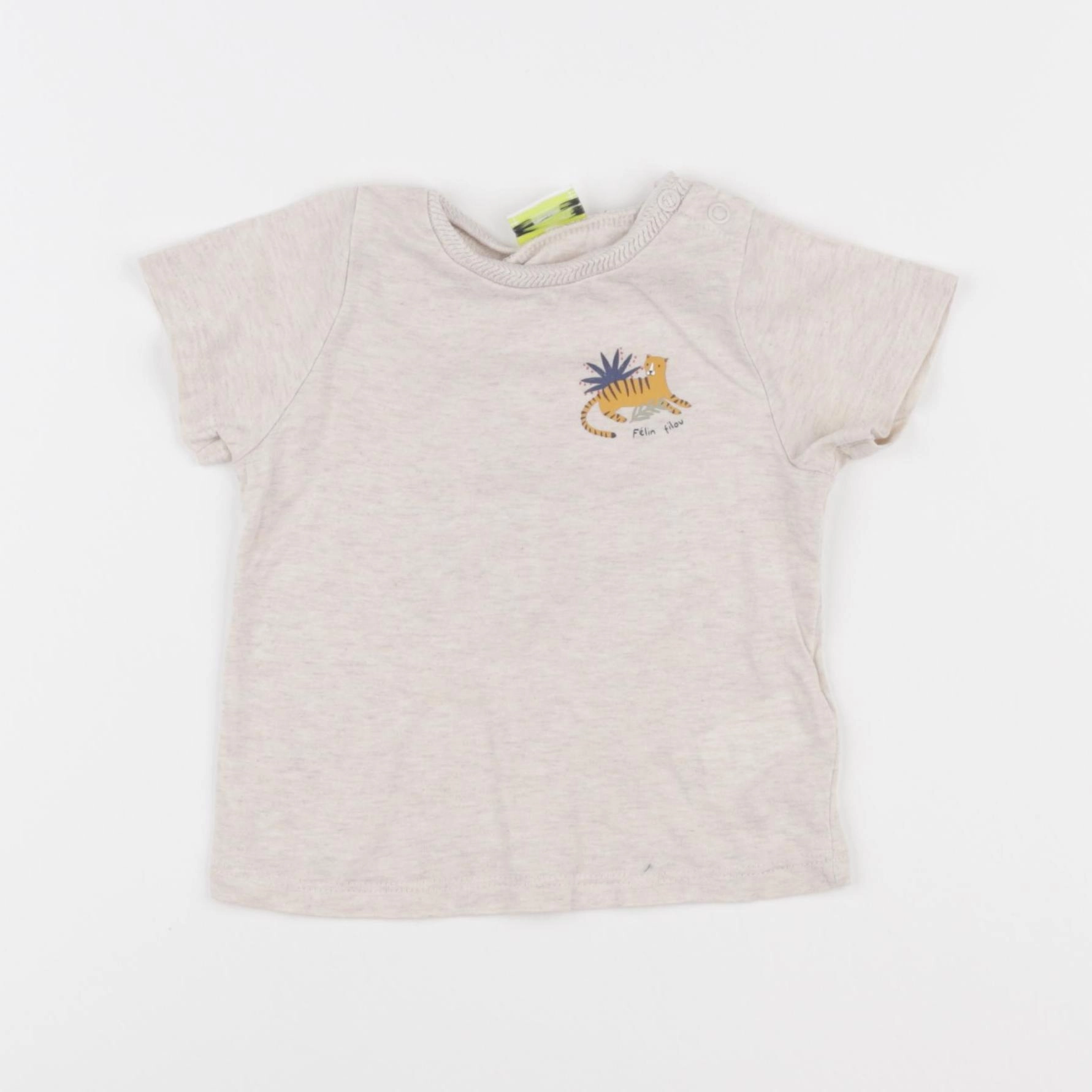 Tape à l'oeil - tee-shirt beige - 6 mois