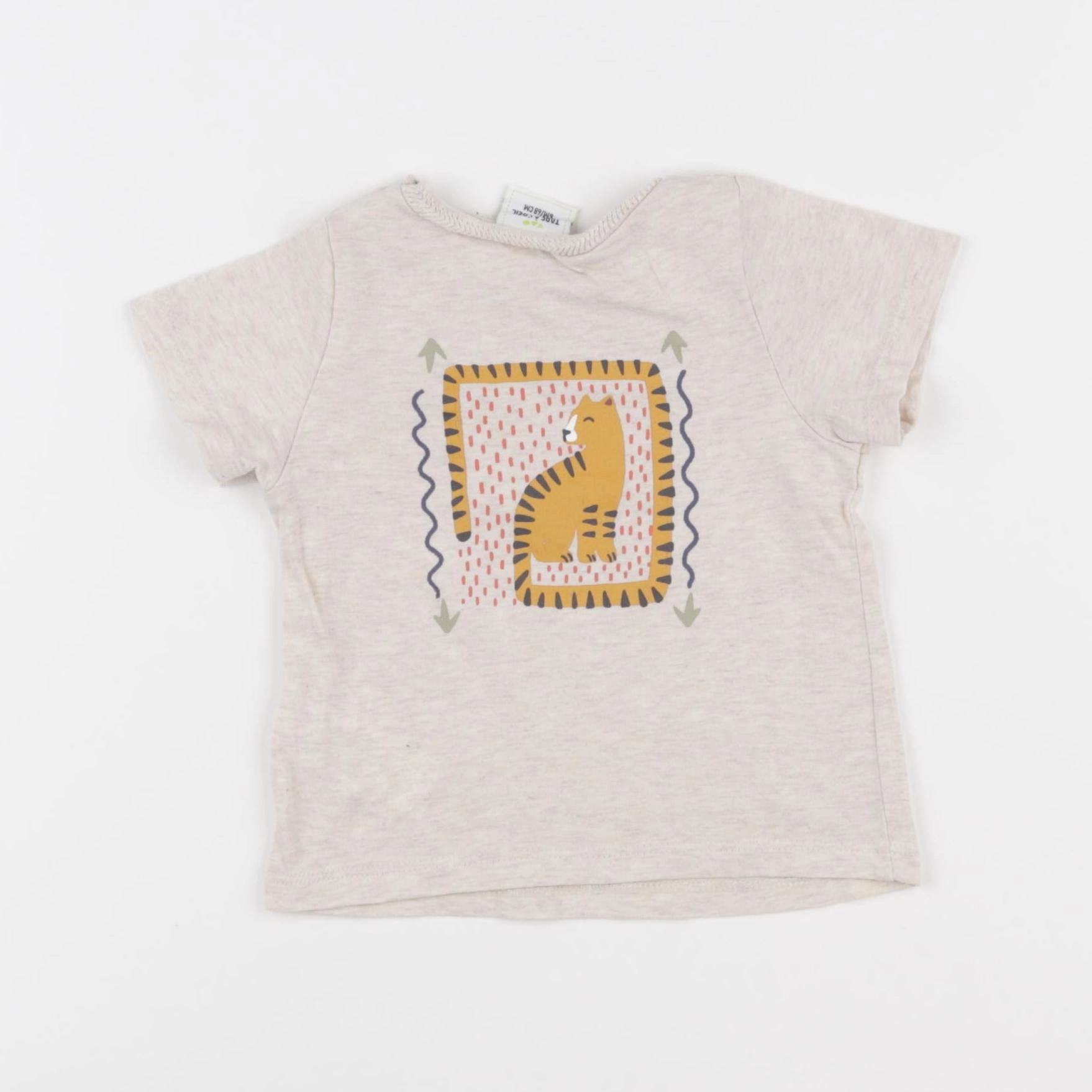 Tape à l'oeil - tee-shirt beige - 6 mois