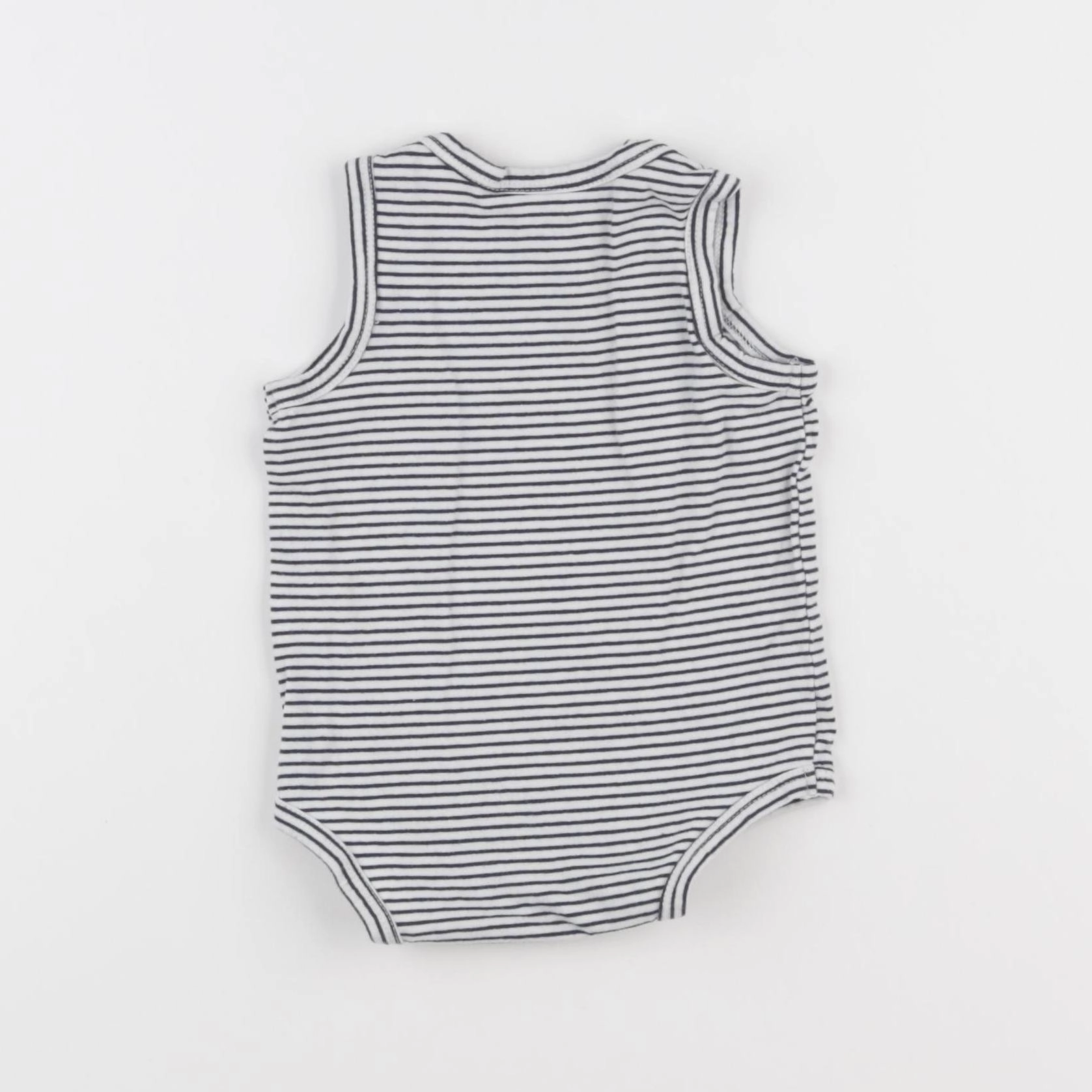 Tape à l'oeil - body blanc, bleu - 6 mois