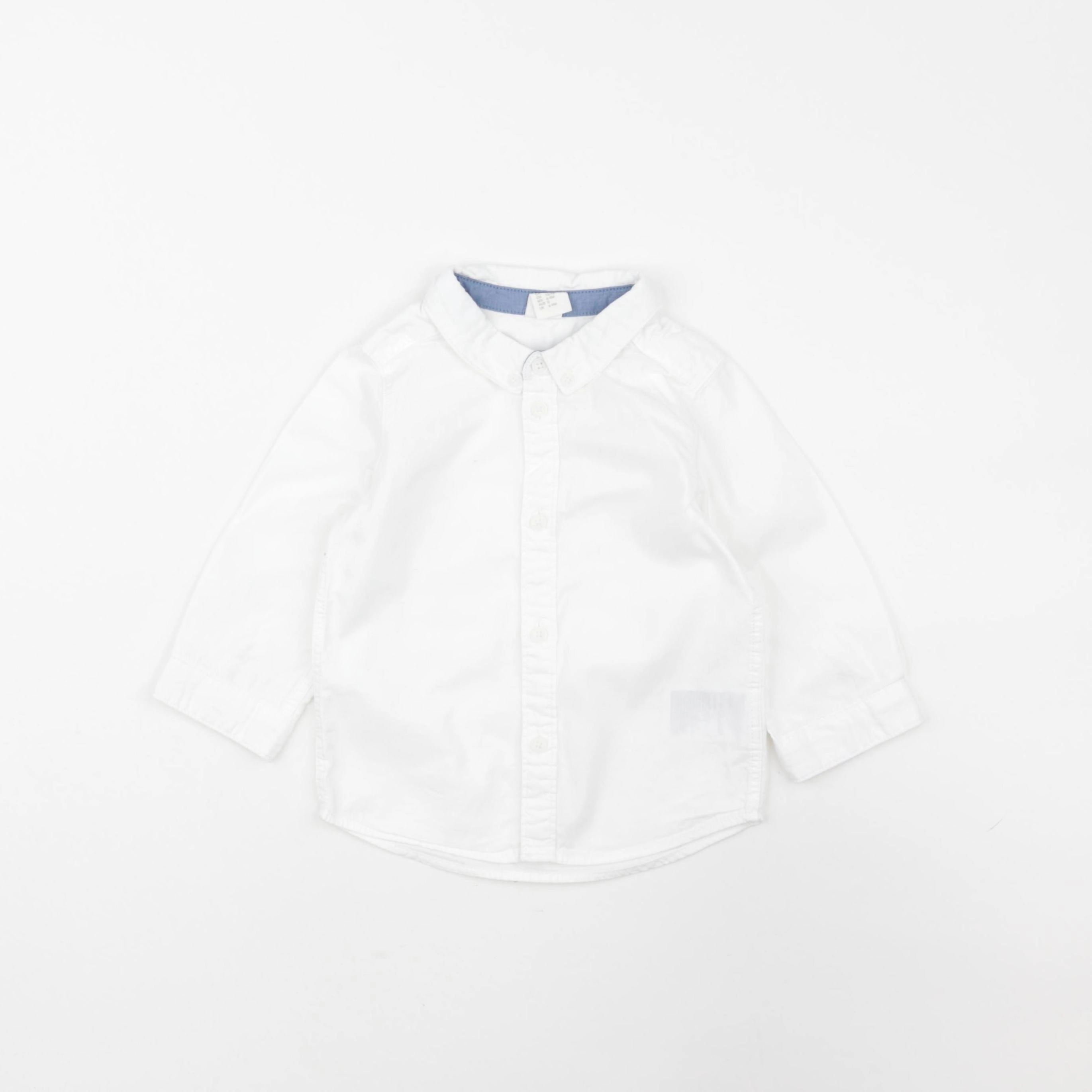 H&M - chemise blanc - 6/9 mois