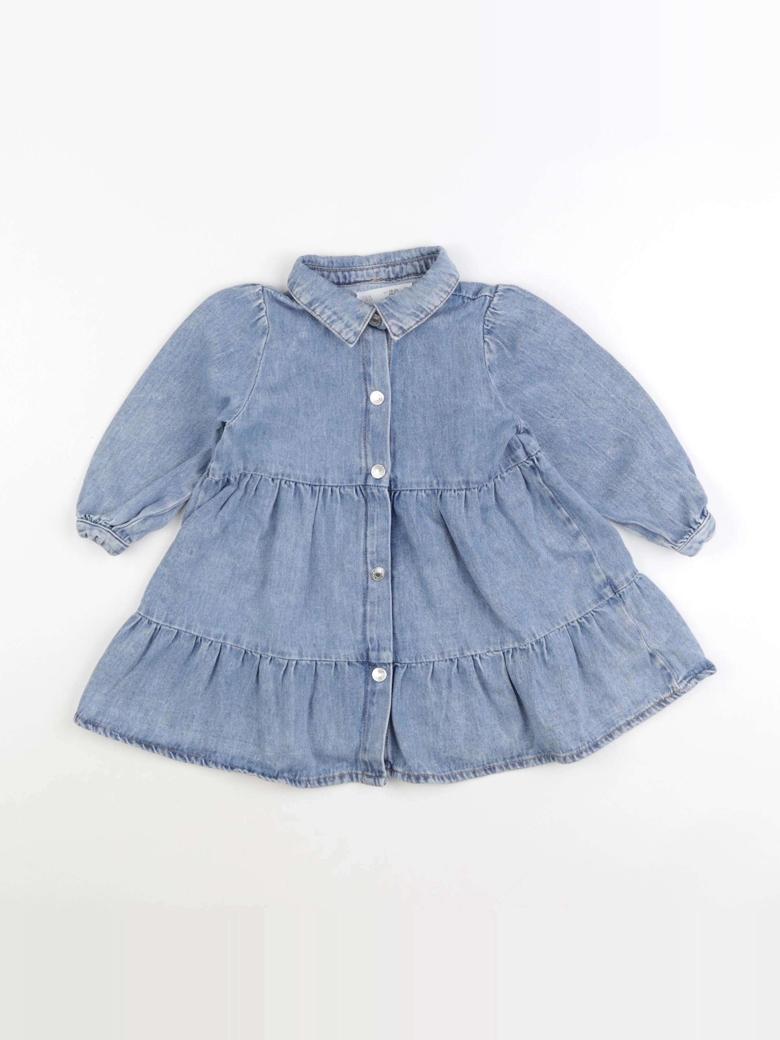 Zara - robe bleu - 18/24 mois
