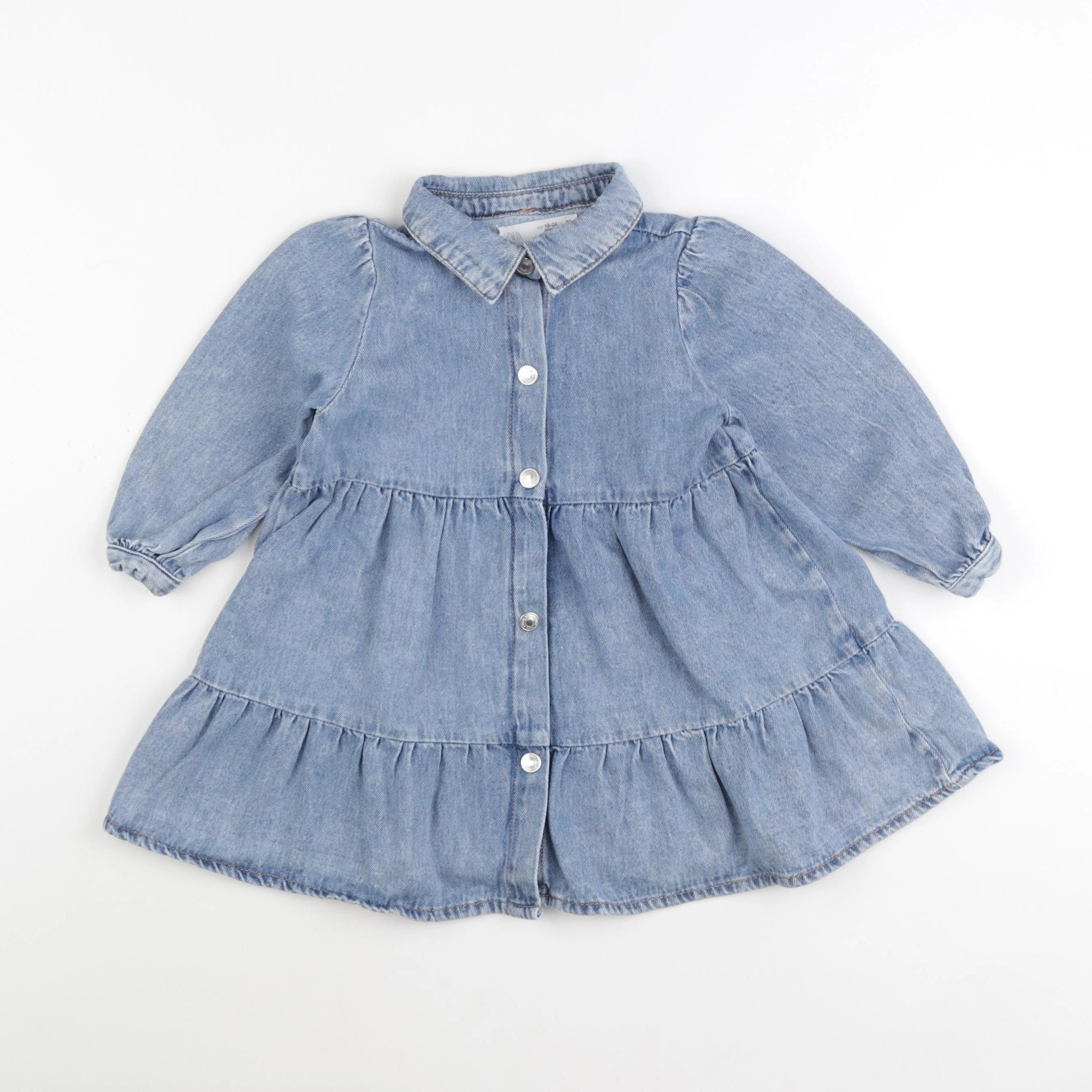 Zara - robe bleu - 18/24 mois