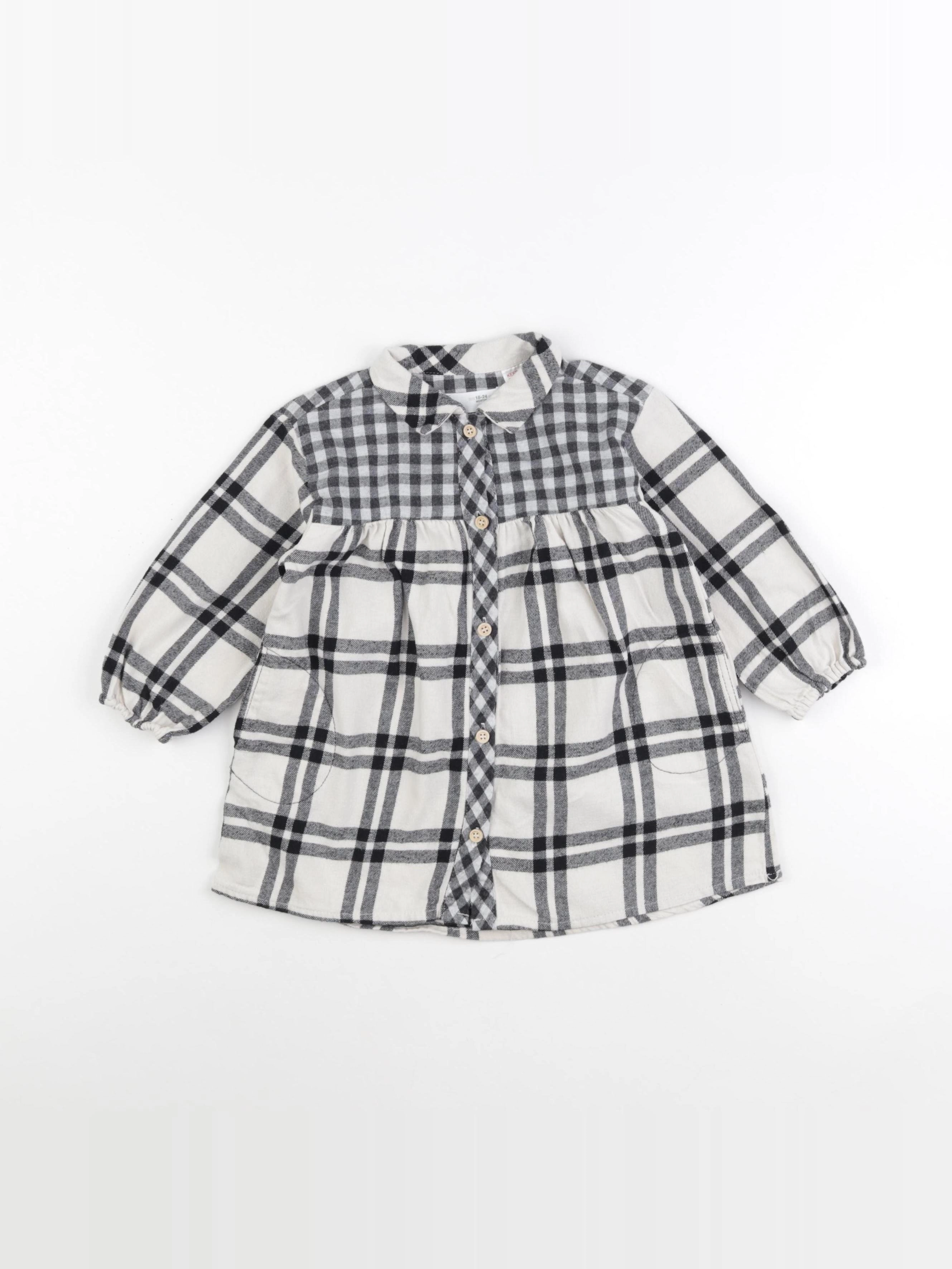 Zara - robe noir - 18/24 mois
