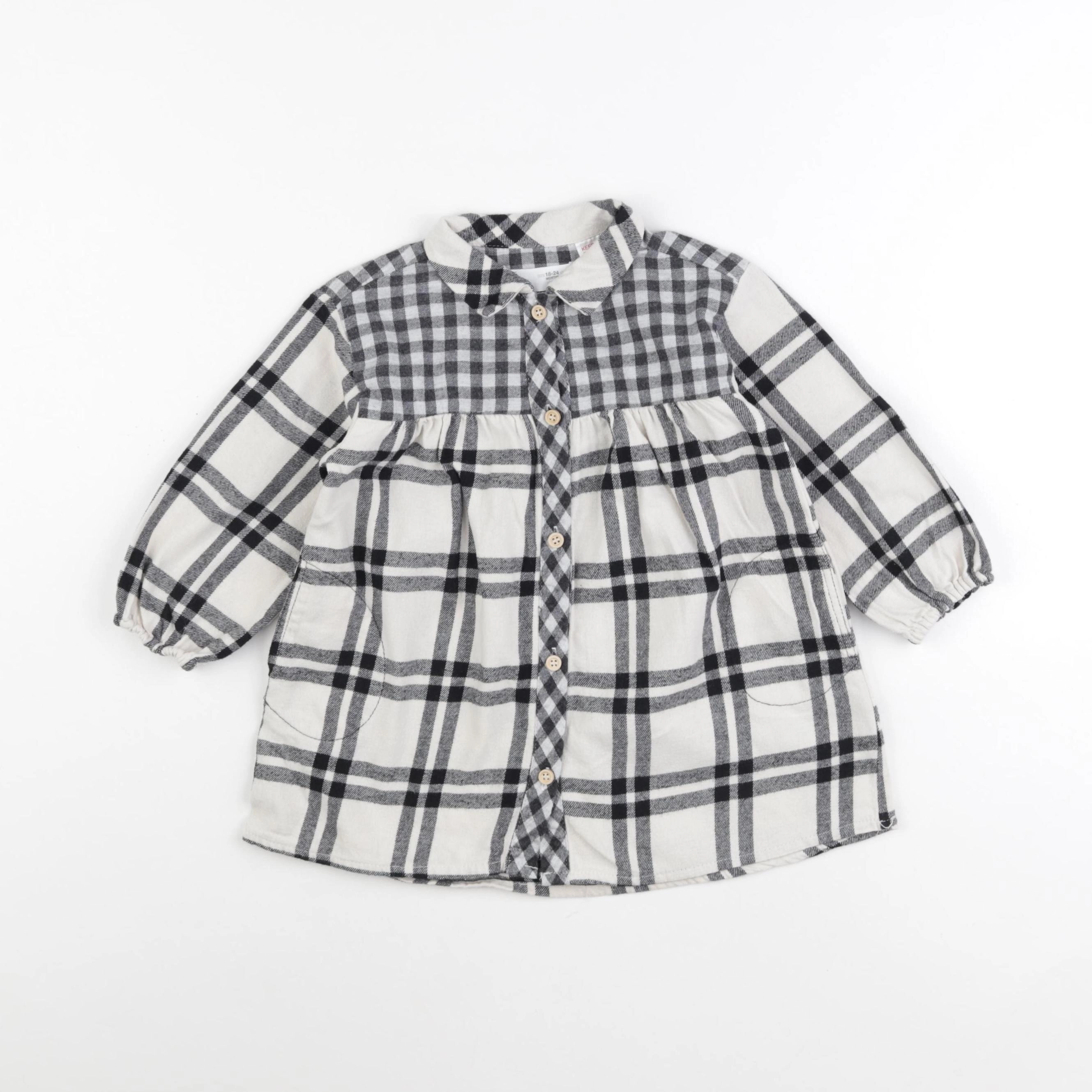 Zara - robe noir - 18/24 mois