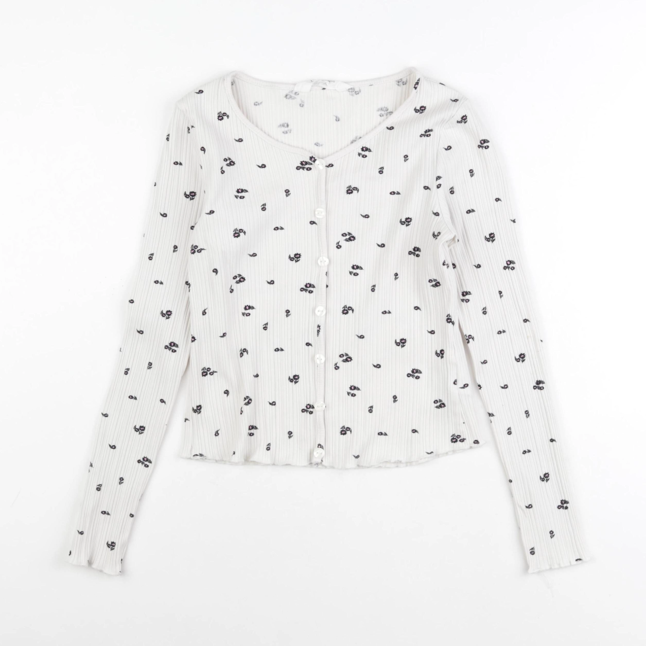 H&M - tee-shirt beige - 10/12 ans