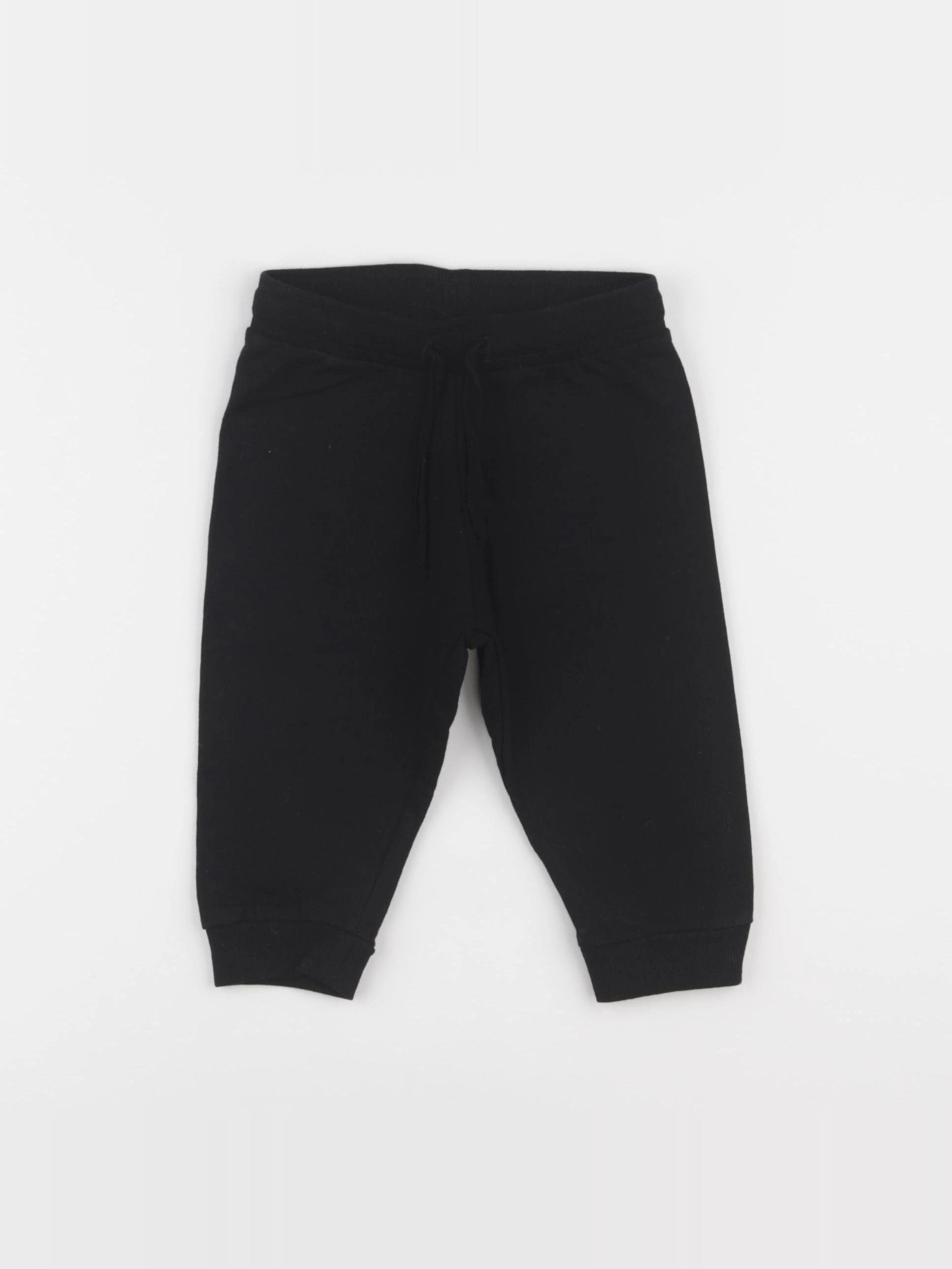 H&M - jogging noir - 3 mois