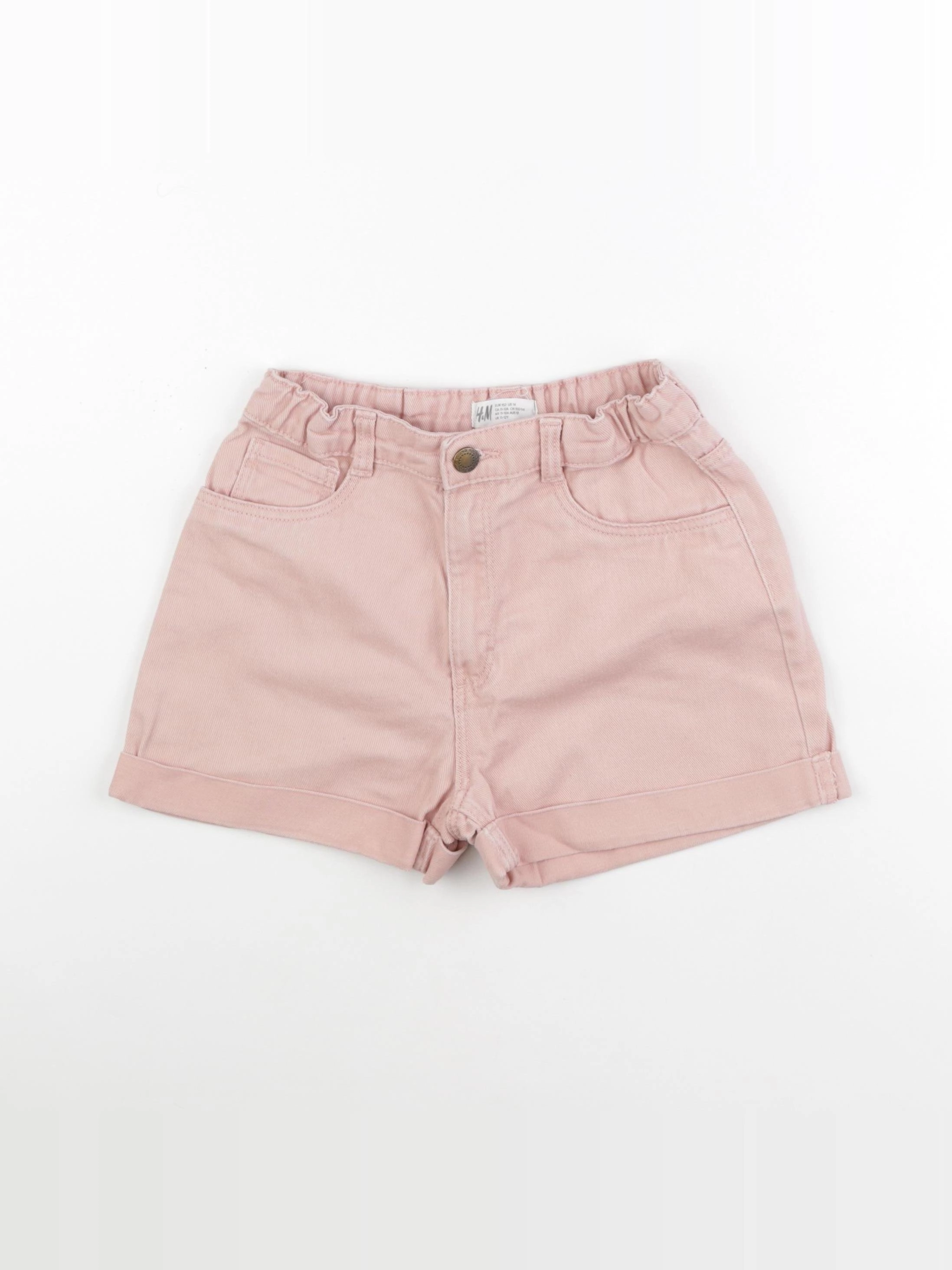 H&M - short rose - 11/12 ans