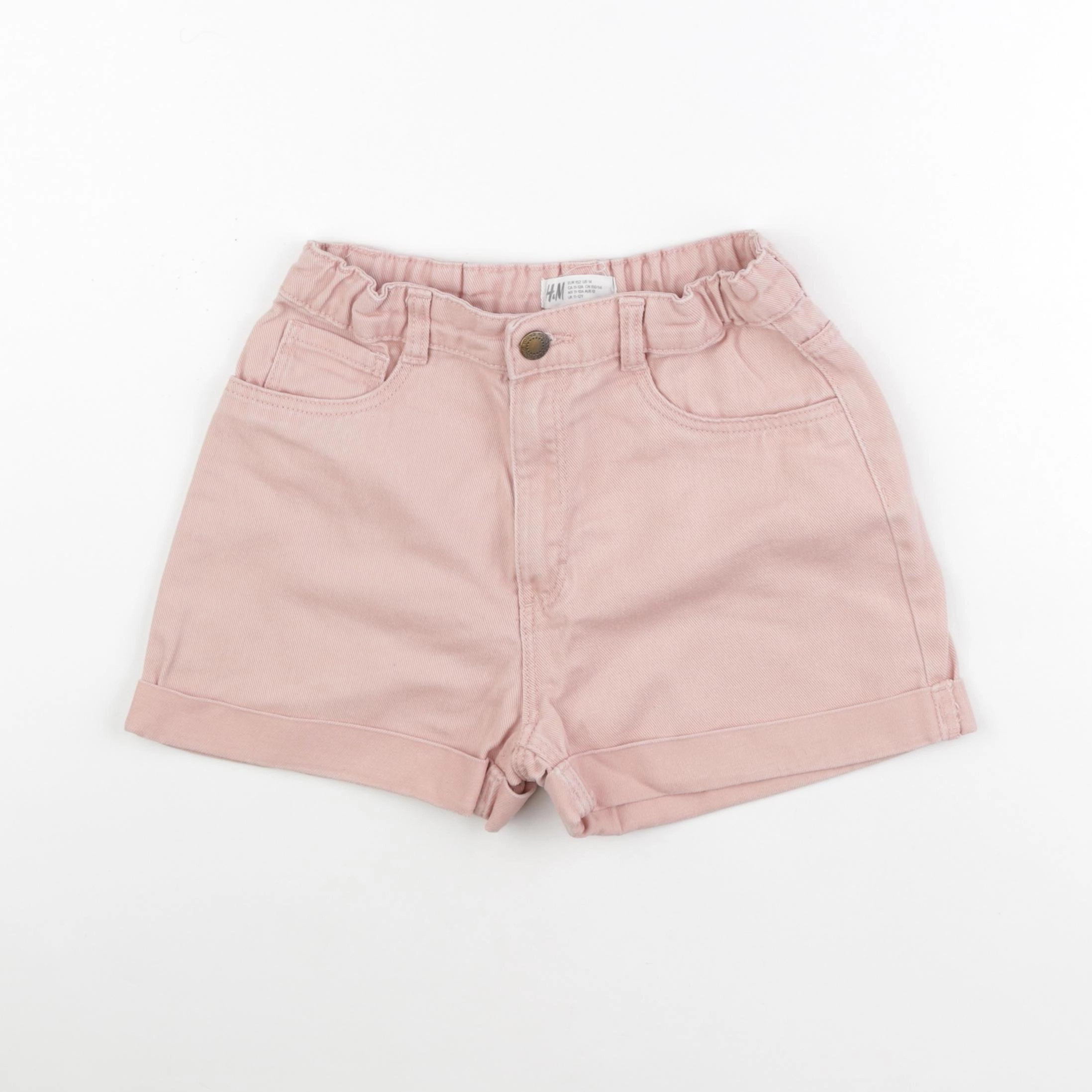 H&M - short rose - 11/12 ans