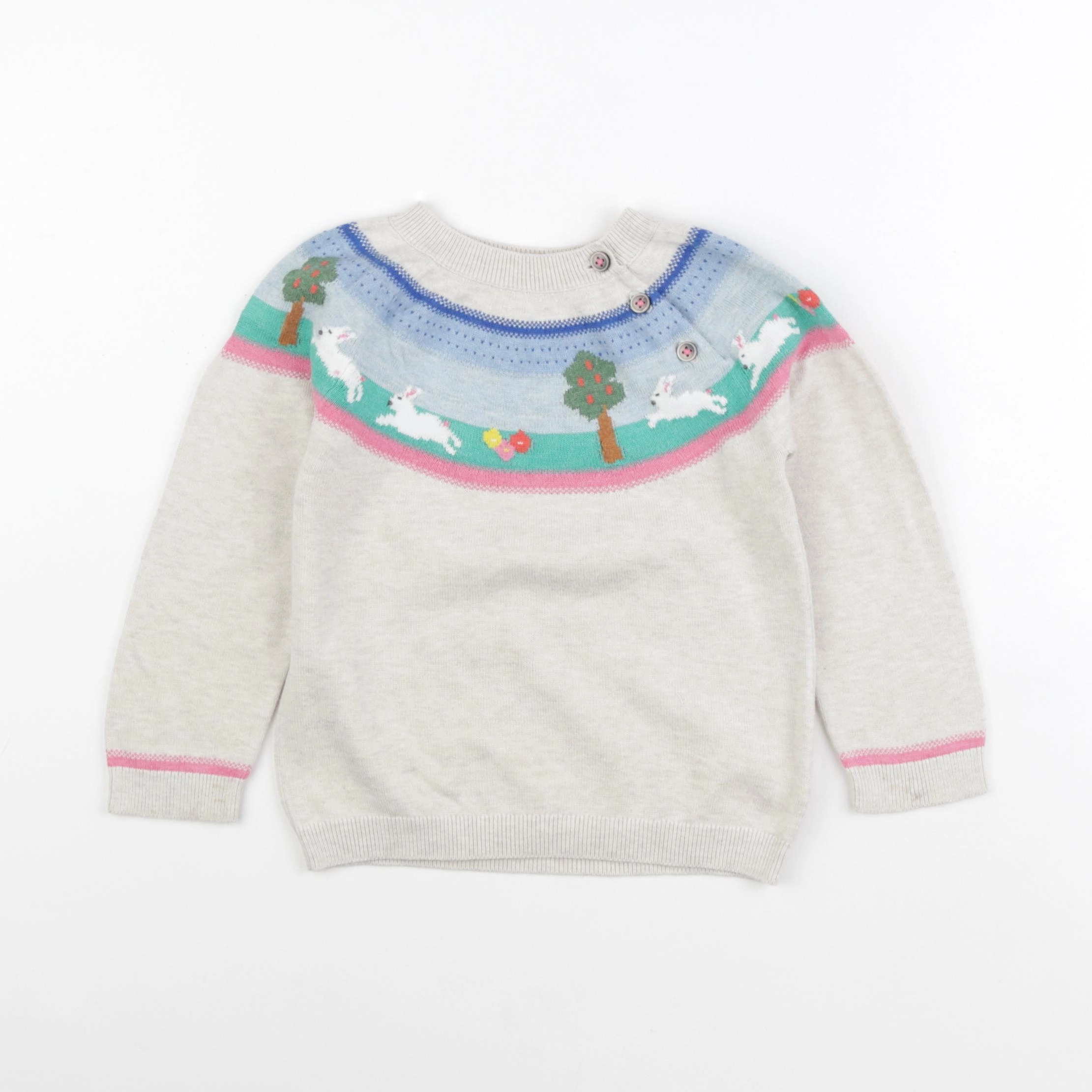 Baby Boden - pull beige - 2/3 ans