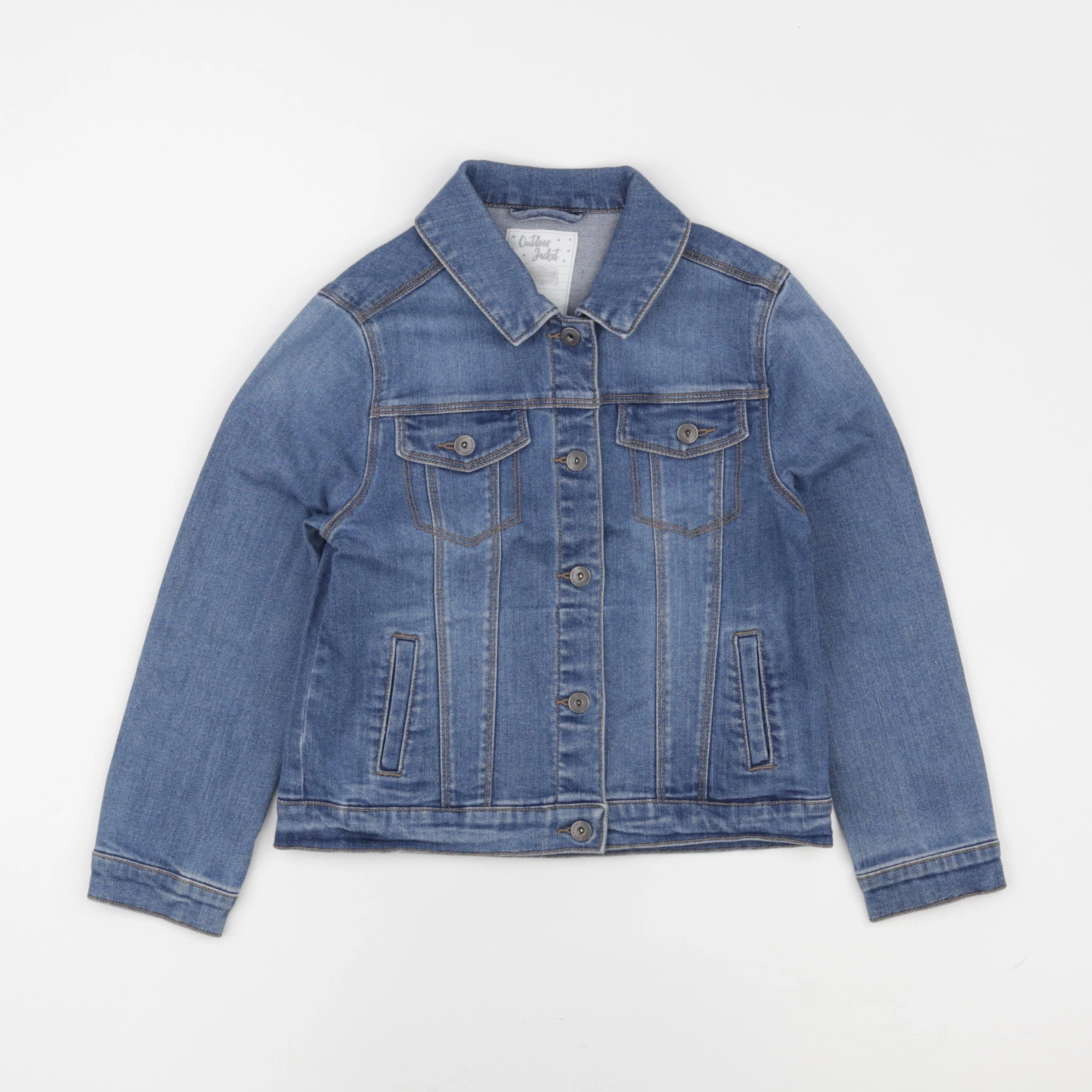 Vertbaudet - veste bleu - 8 ans