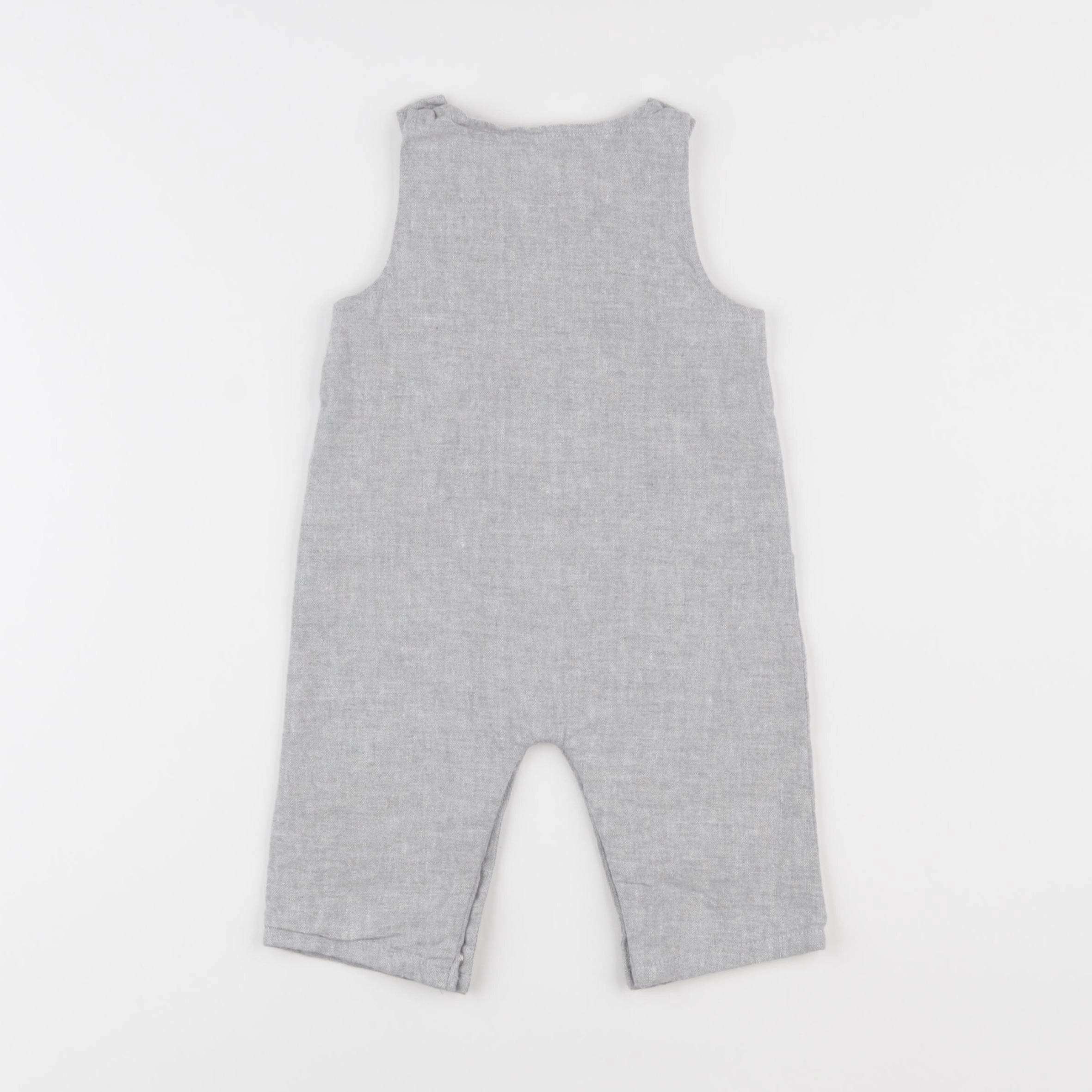 Boutchou - combinaison gris - 3 mois