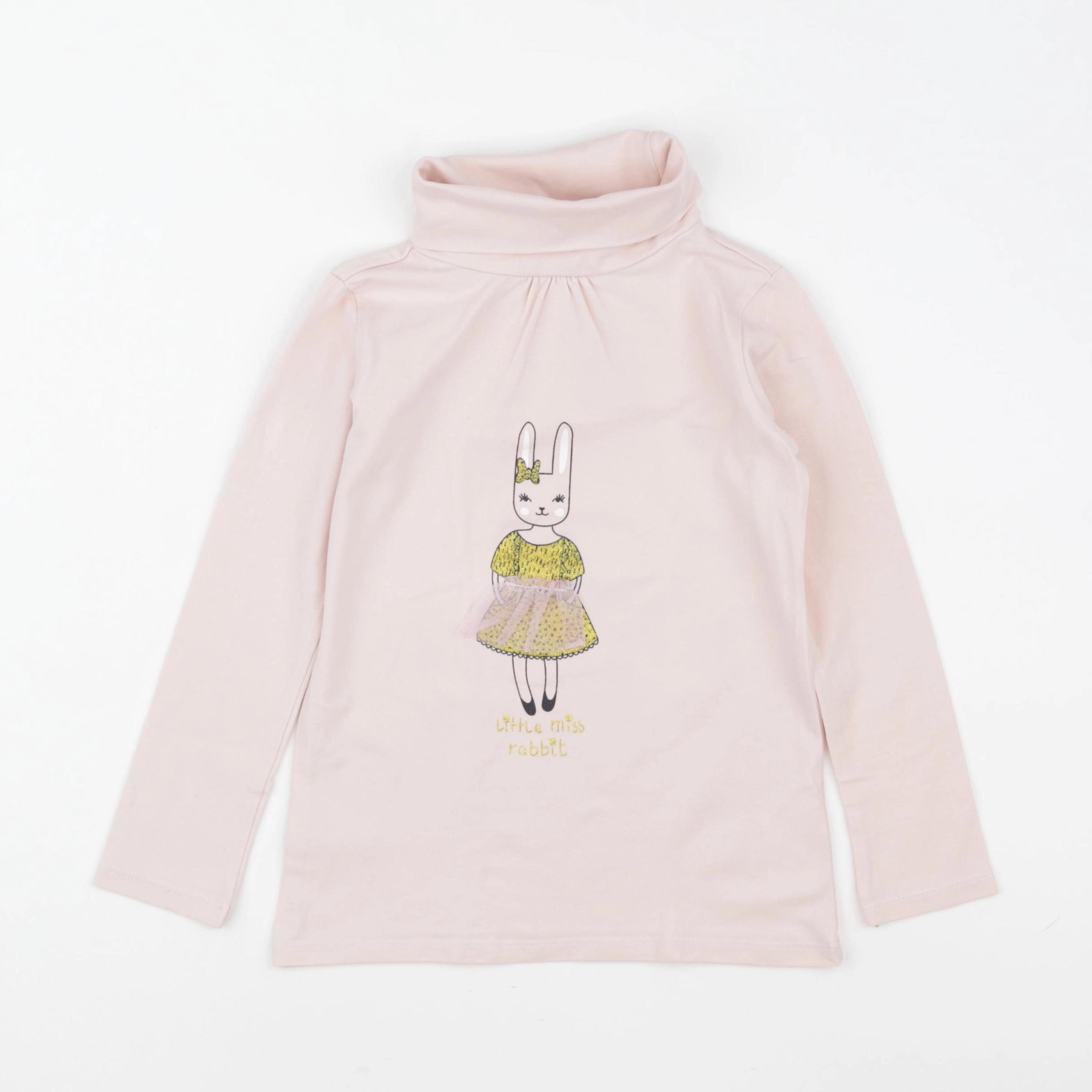 Vertbaudet - sous-pull rose - 6 ans