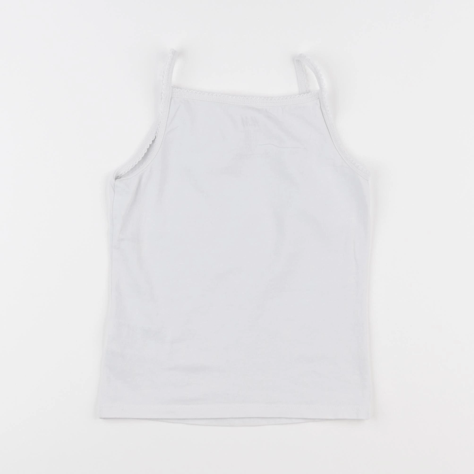 H&M - maillot de corps blanc - 4/6 ans