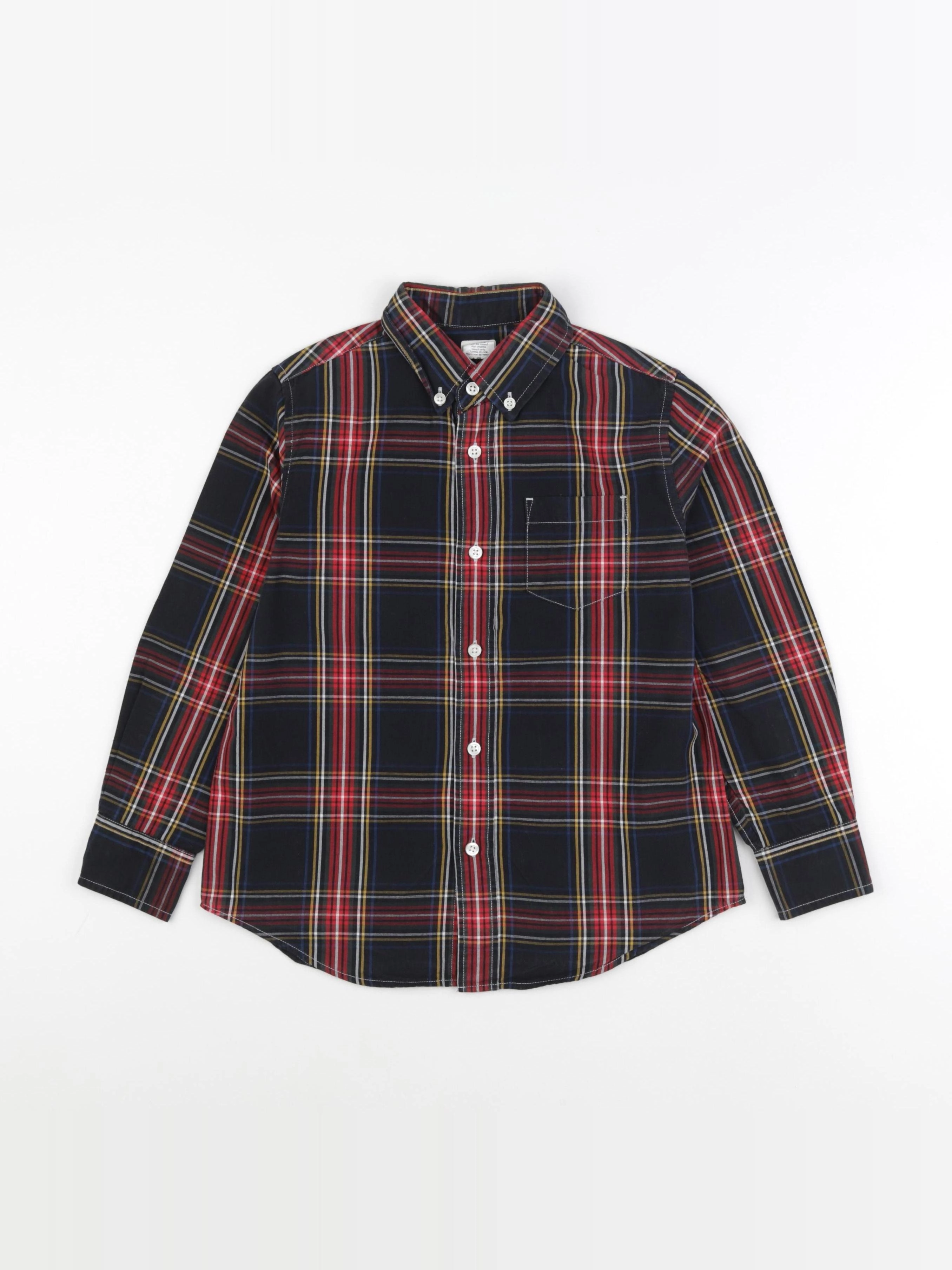 J.Crew - chemise noir - 6/7 ans