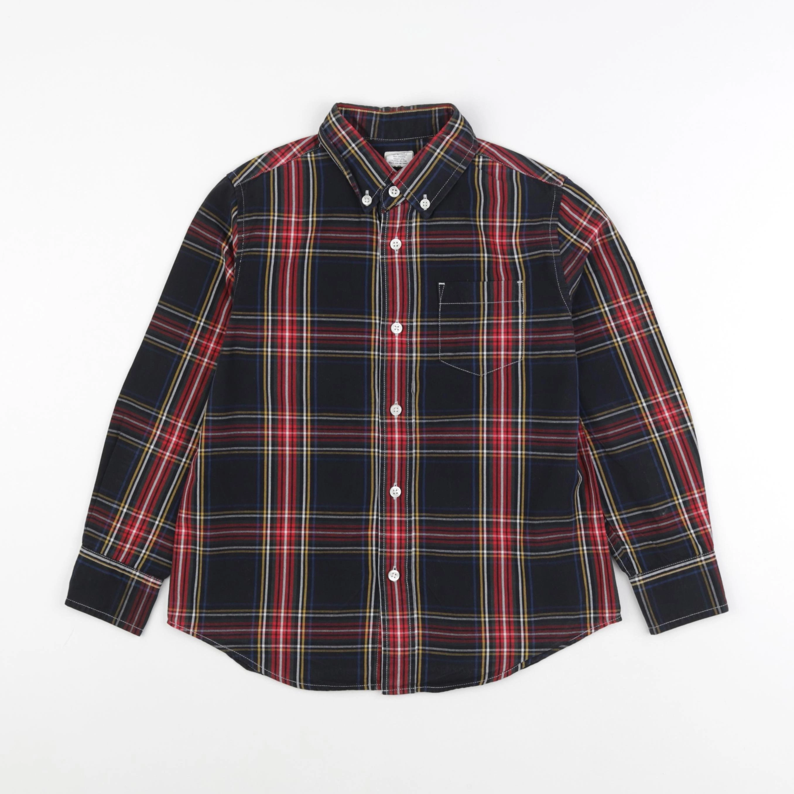 J.Crew - chemise noir - 6/7 ans