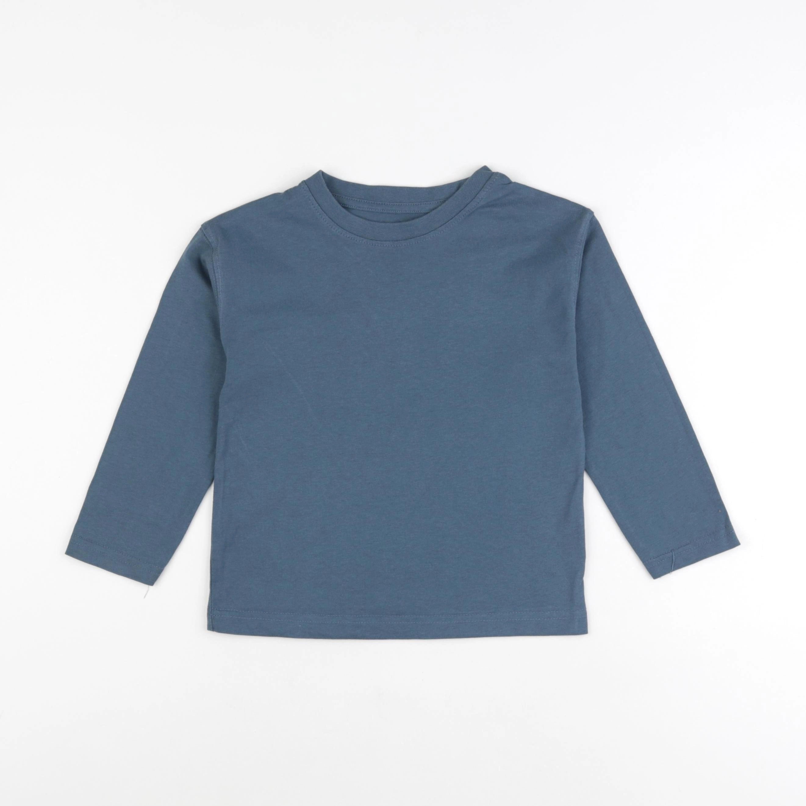Vertbaudet - tee-shirt bleu - 5 ans