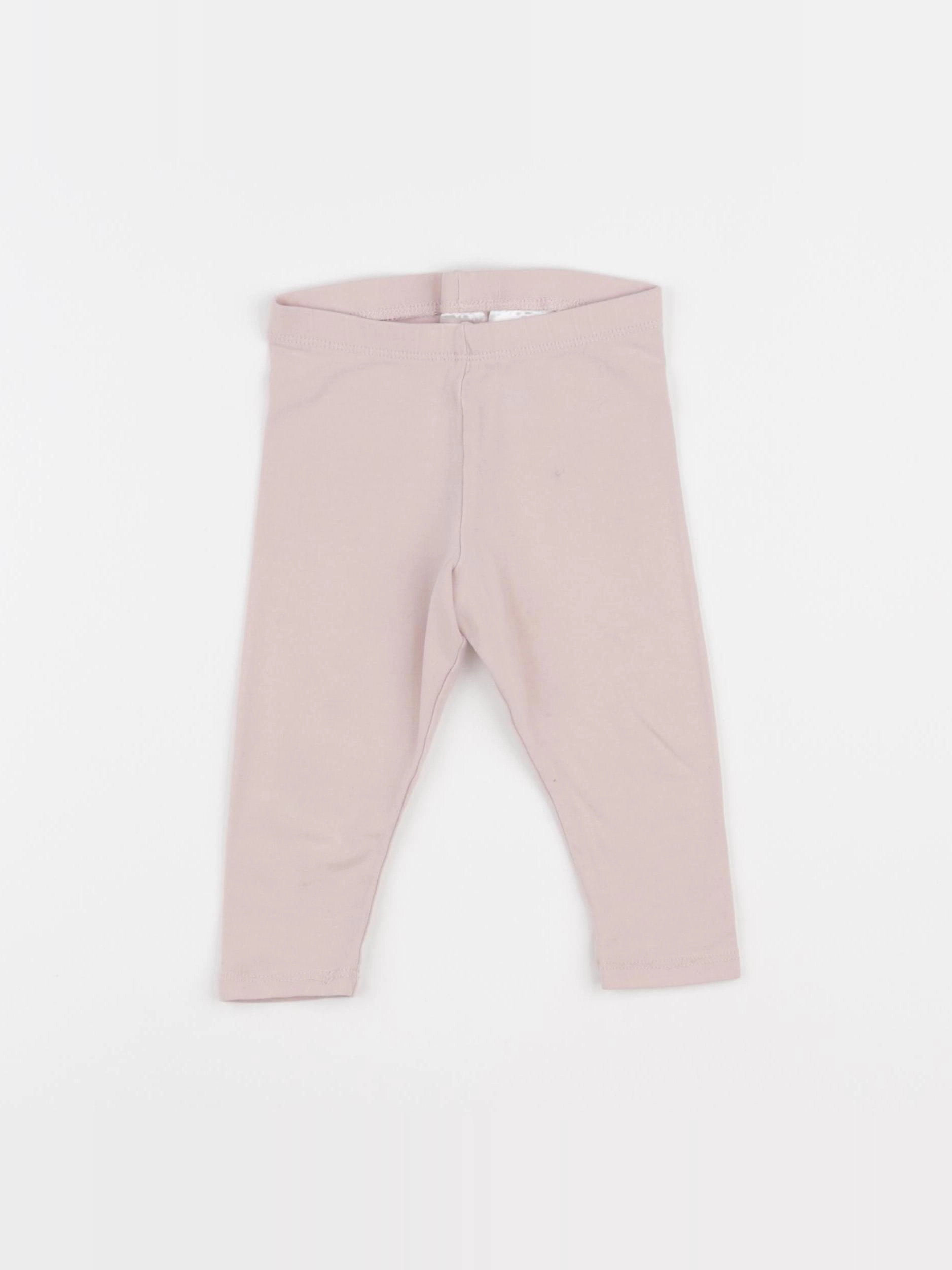 H&M - legging rose - 6/9 mois