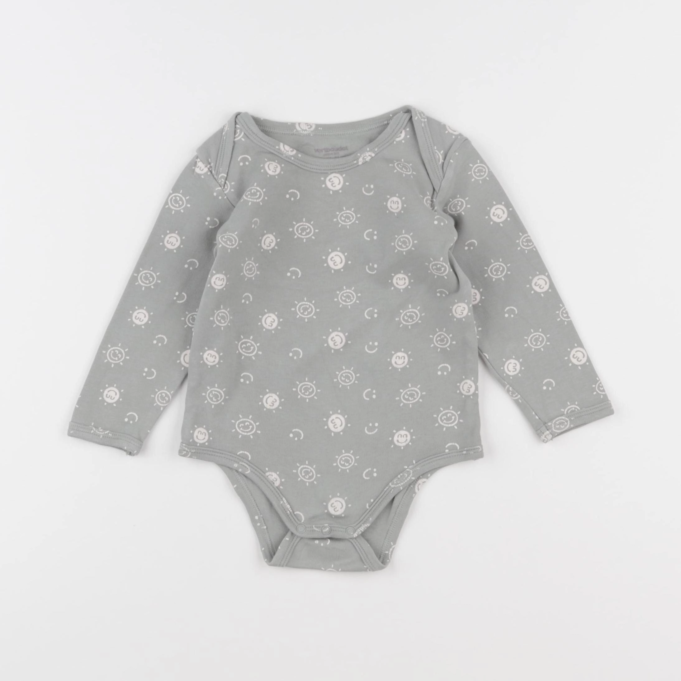 Vertbaudet - body vert - 18 mois