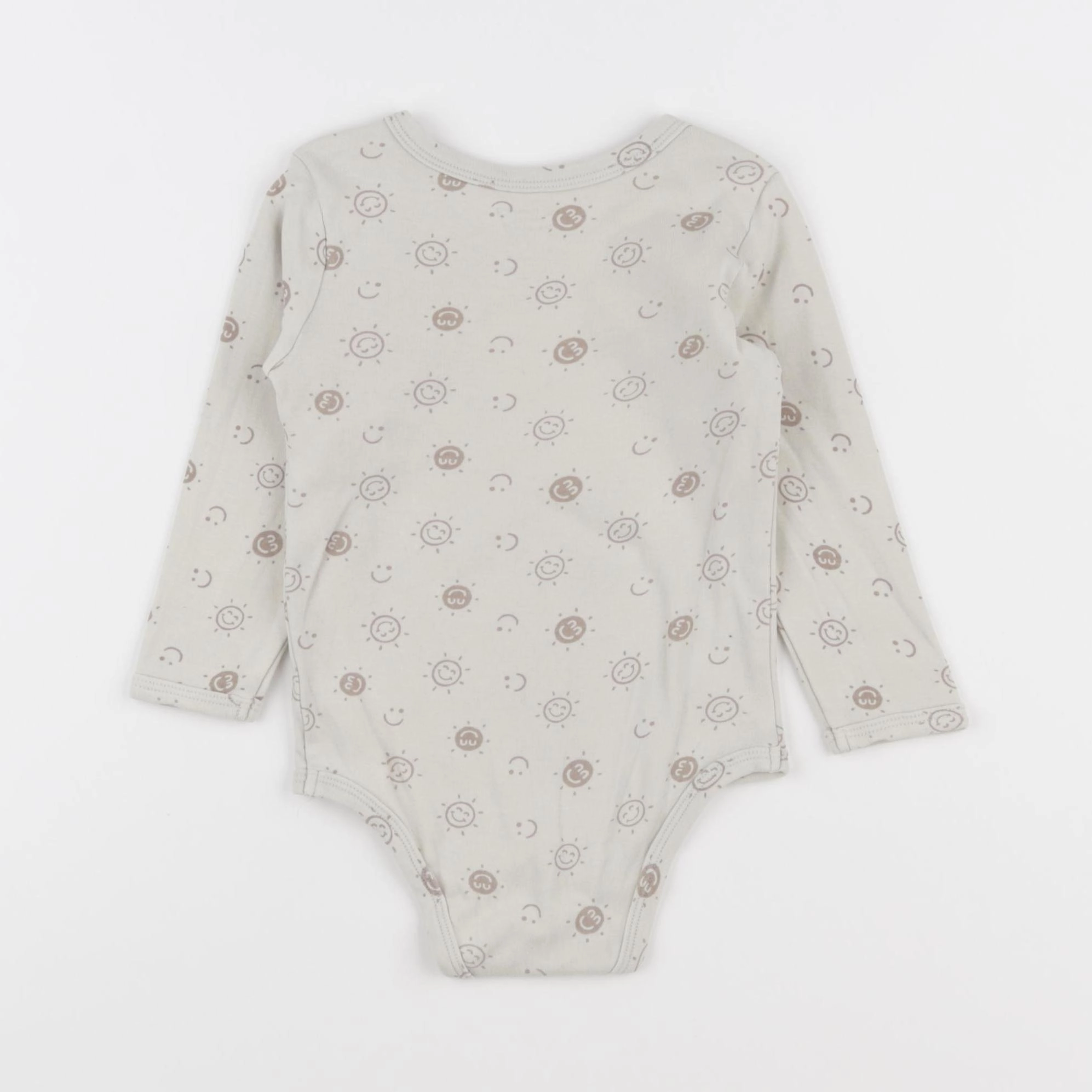 Vertbaudet - body beige - 18 mois