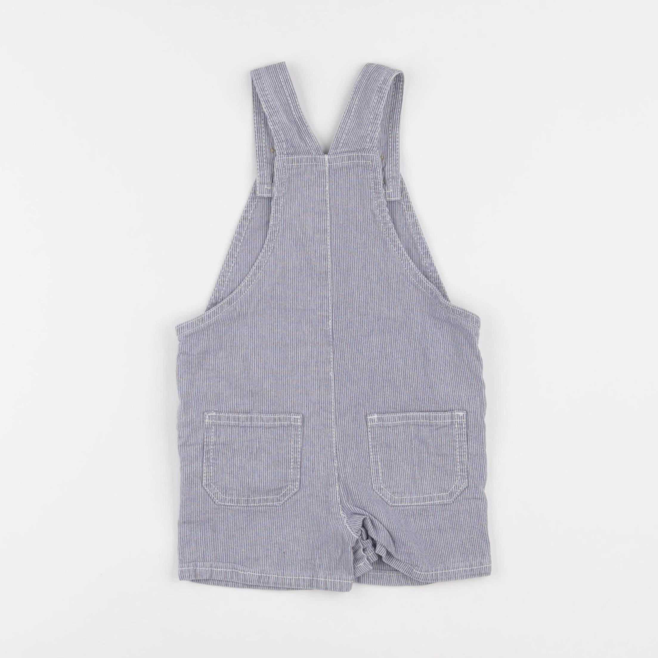 Boutchou - salopette bleu, blanc - 12 mois