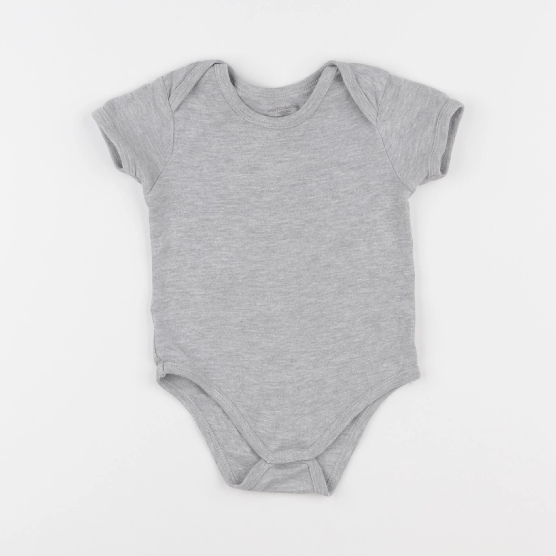 Vertbaudet - body gris - 12 mois