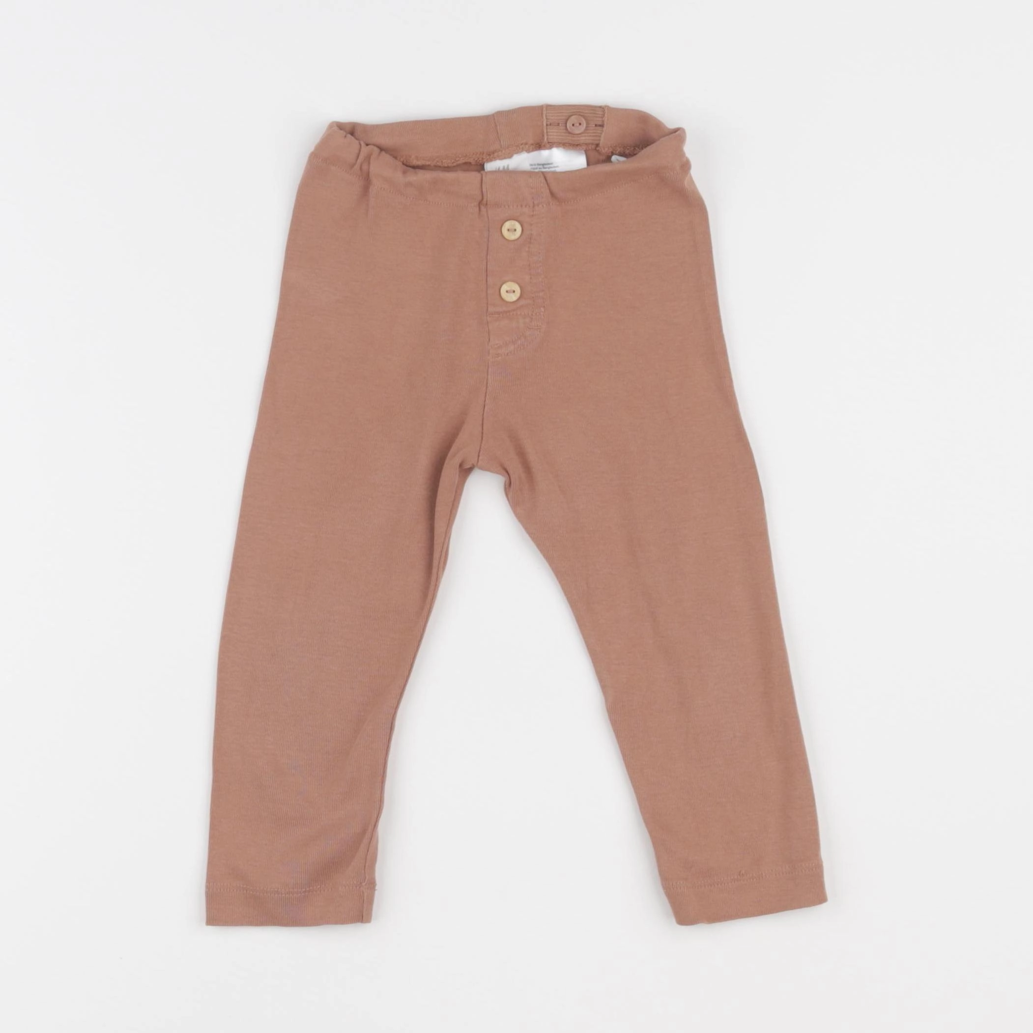 H&M - legging marron - 12/18 mois