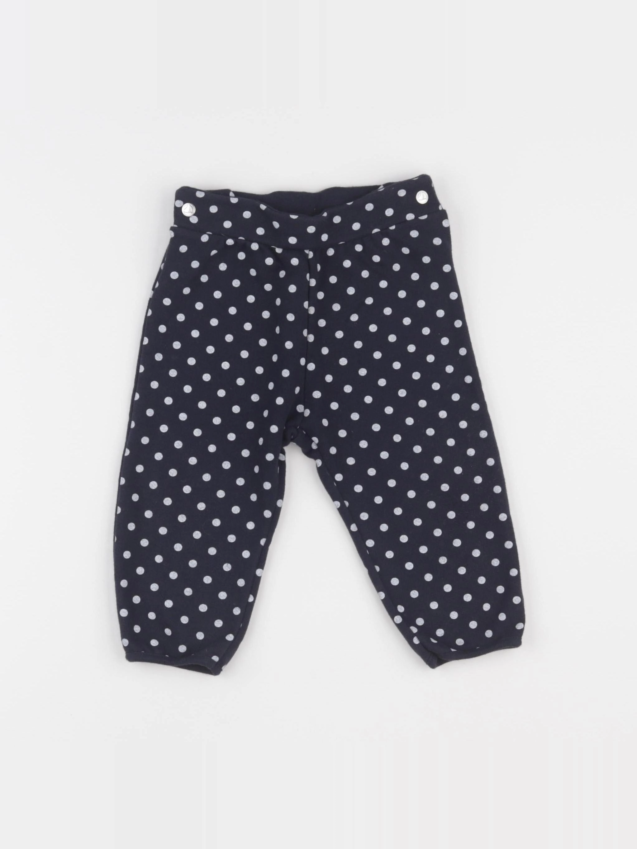 Petit Bateau - jogging bleu, blanc - 12 mois